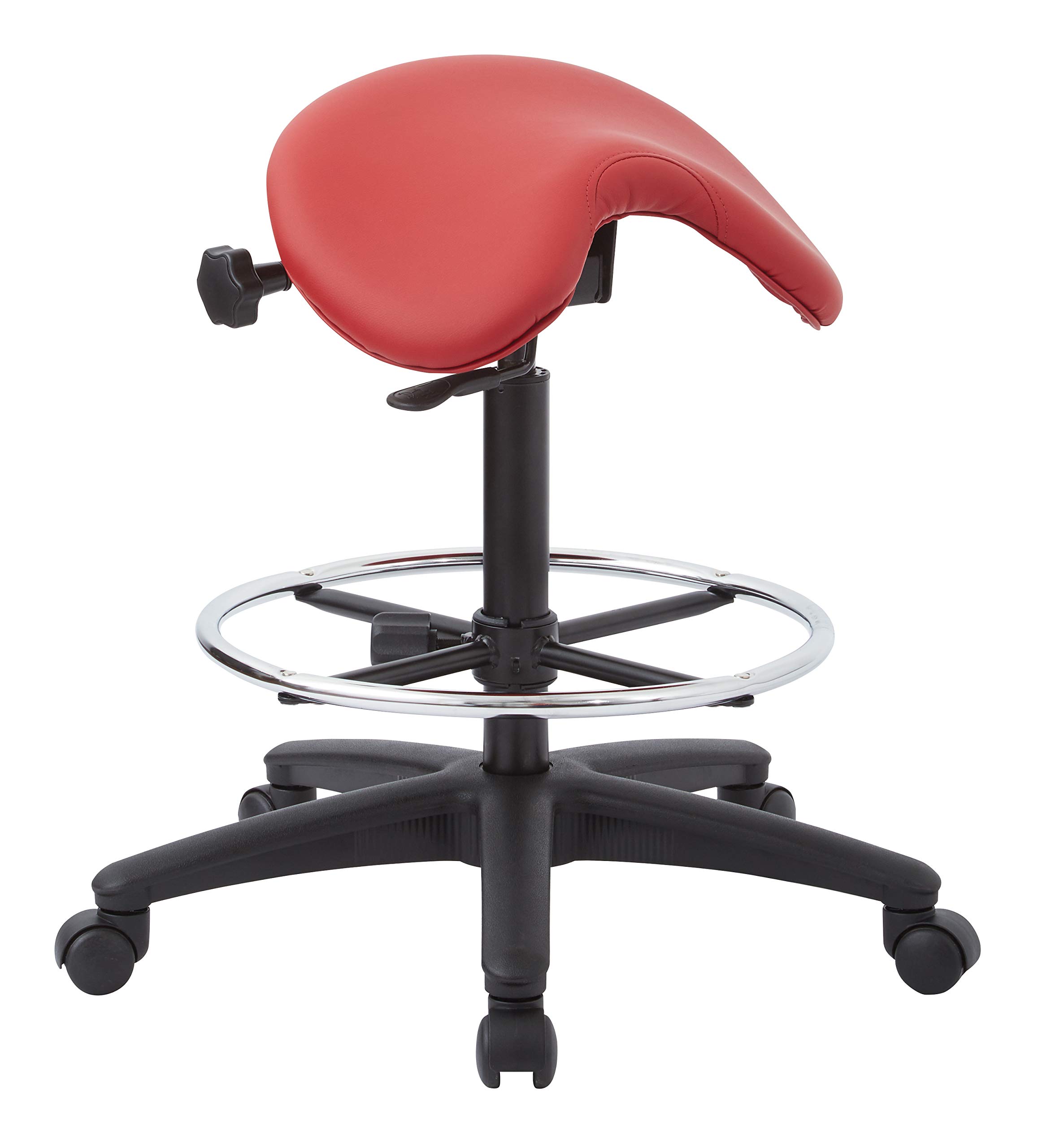 Fauteuil à dessin selle ergonomique réglable en simili cuir Office Star