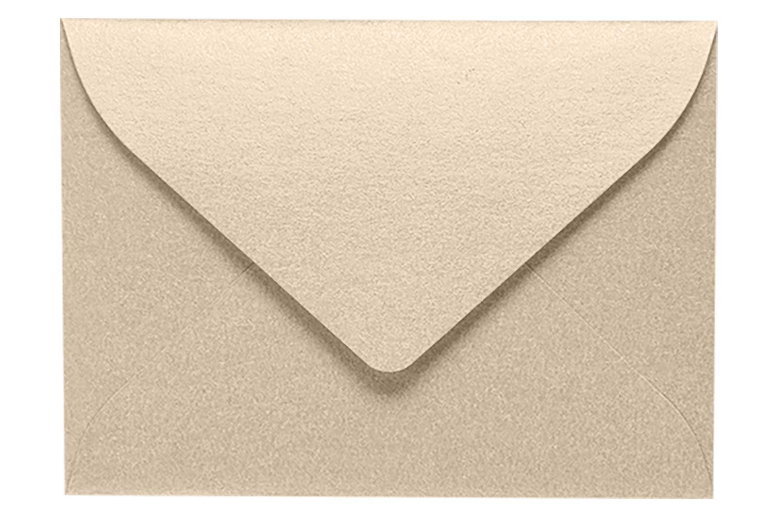 LUXPaper #17 Mini Envelopes 2 11/16 X 3 11/16 - Quartz Metallic 80lb Text Weight - Pack Of 50