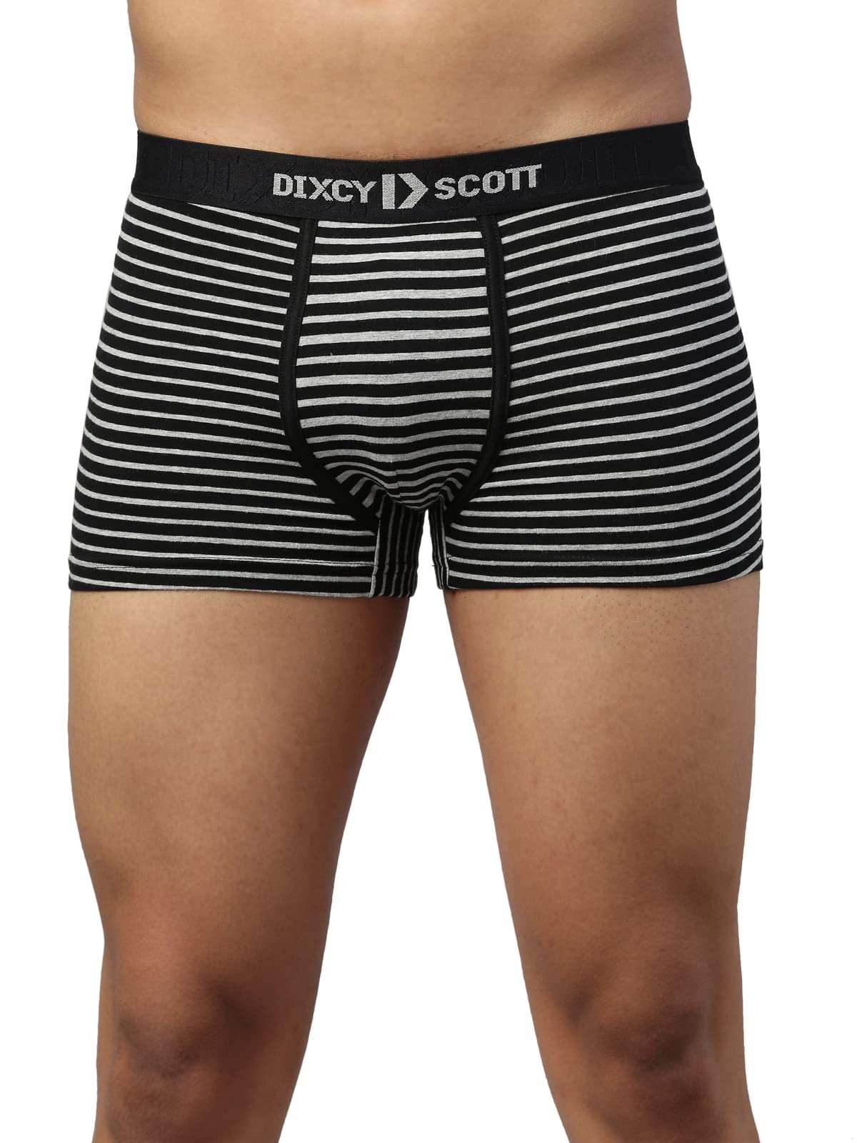 Dixcy Scott Men 95% Cotton 5% Spandex Trunks, Multi Coloured, M