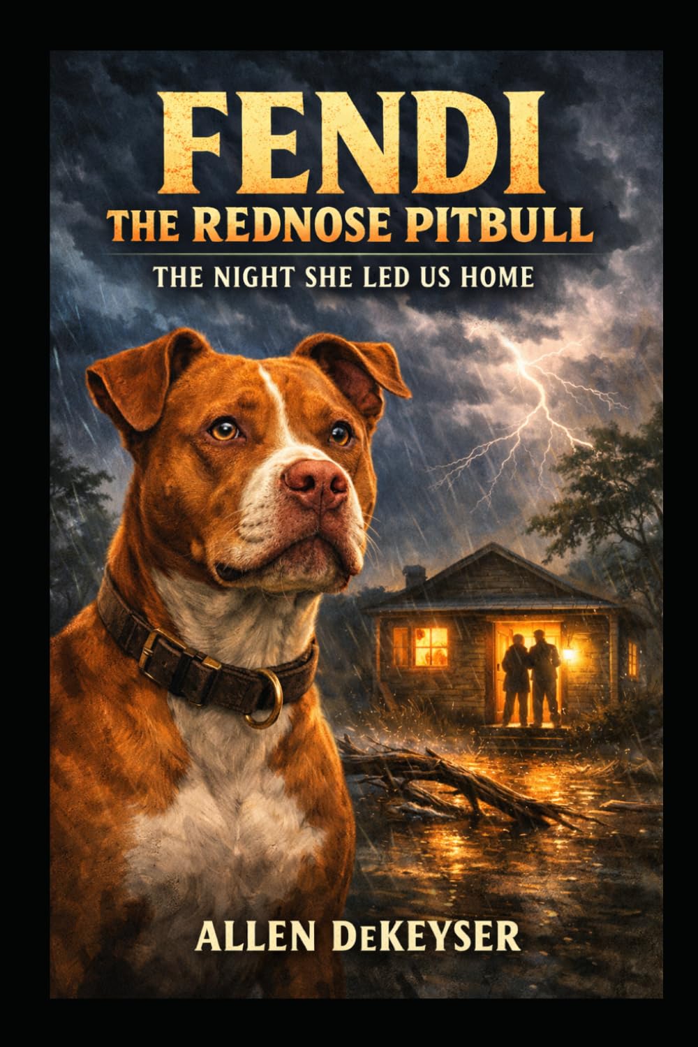 Fendi the Rednose Pitbull: The Night She Led Us Home Book 5 (The Heart of Fendi Series)