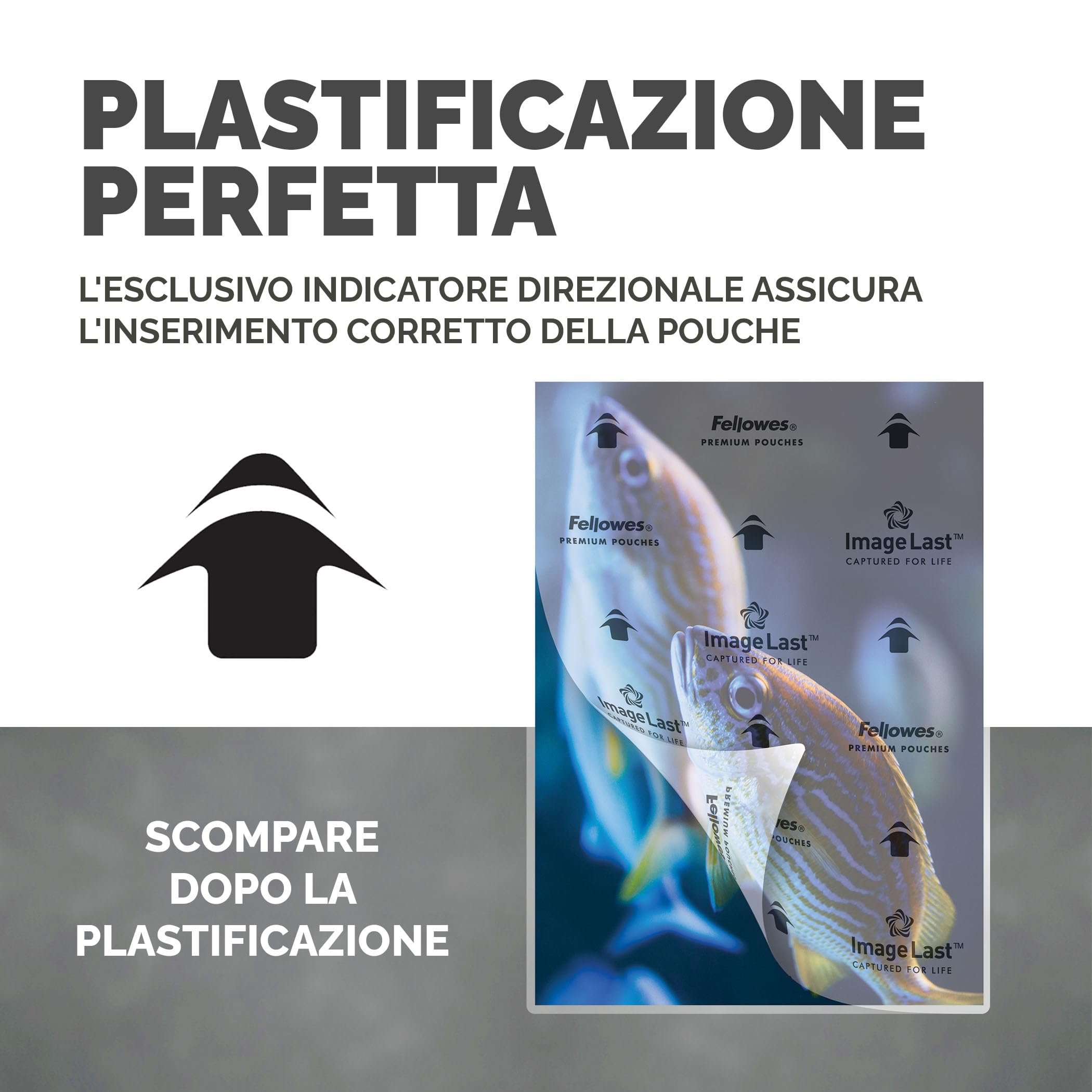Fellowes Pouches per plastificazione A4 lucido 100 pezzi 160 micron