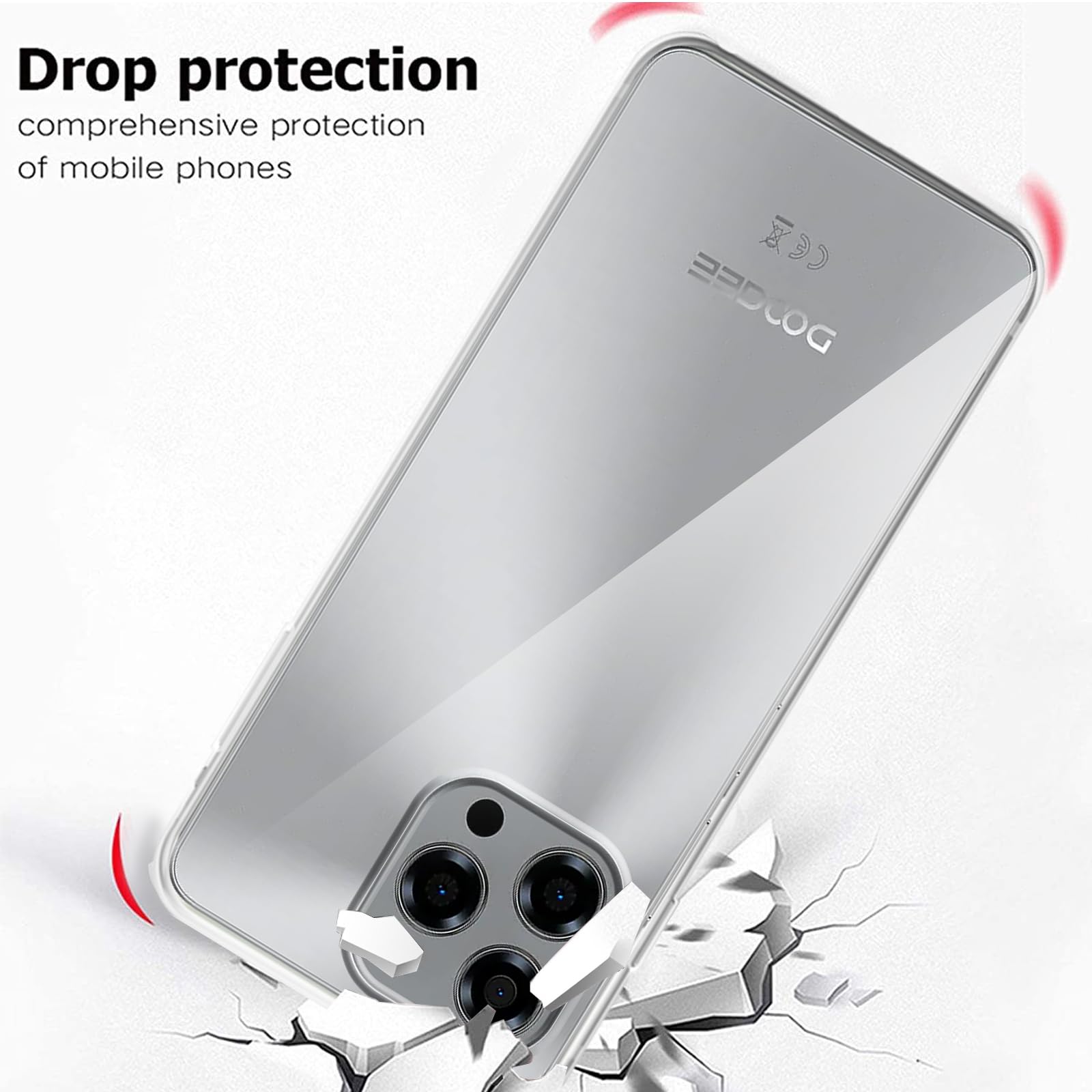 For Doogee Note 58 Pro (6.75") Phone Case + Screen Protector
