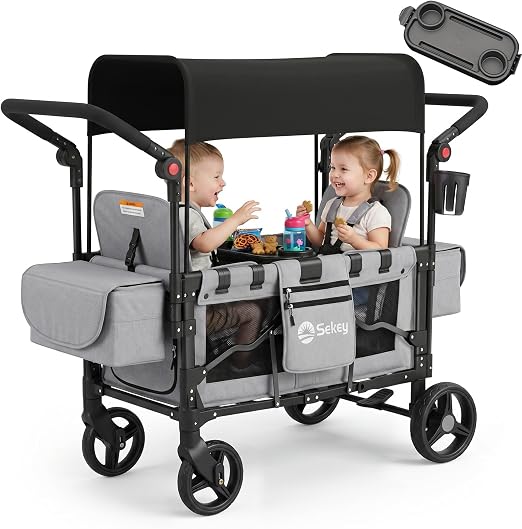 Sekey Luxer 6060 – Chariot Poussette Pliable Multi-Positions