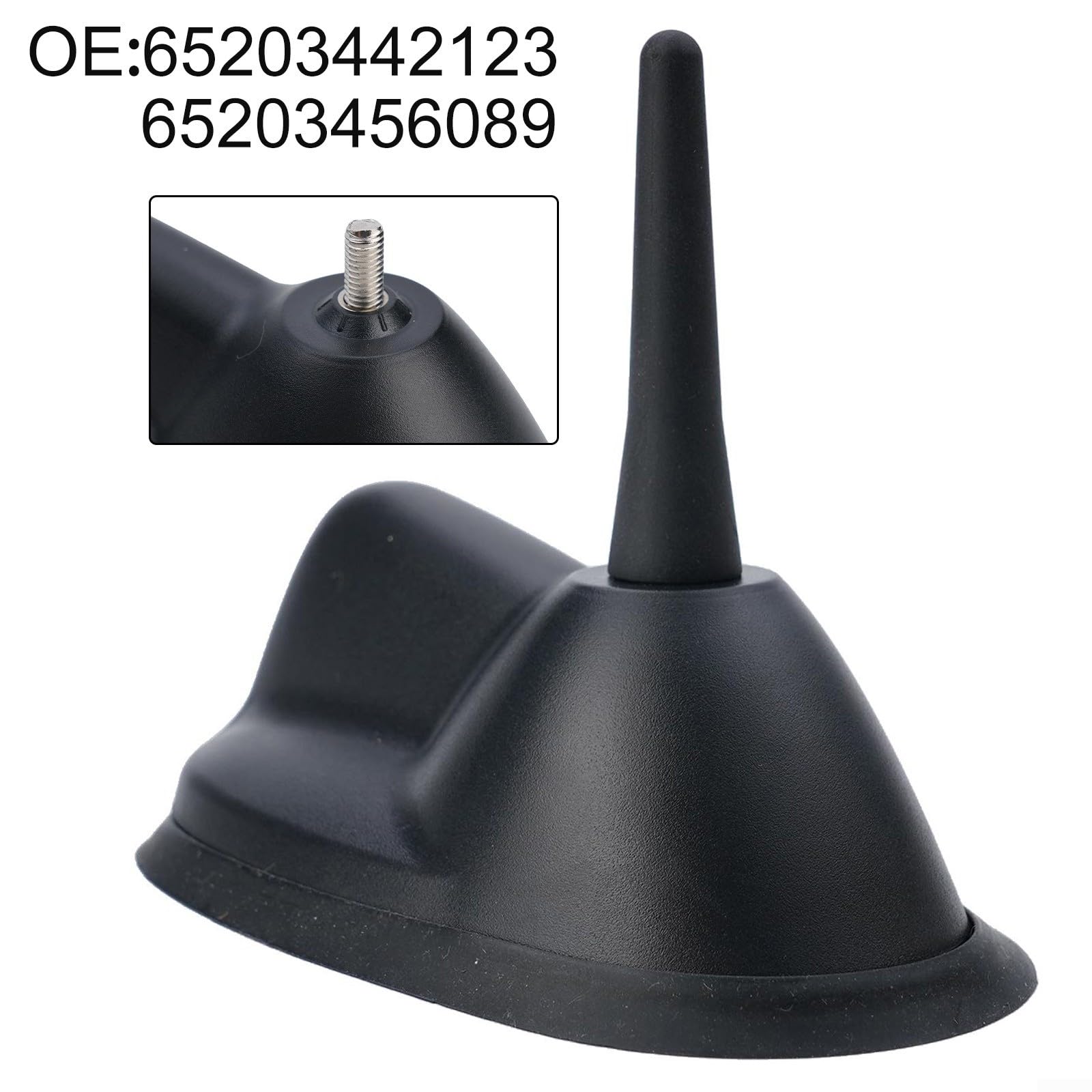 Antenne Baugruppe Antenne Assembly Ersatz für BMW MINI Clubman R55 R56 Ersatzteil 65203442123 65203456089 Schwarz Kunststoff 3-teilig OEM Direkter Ersatz Plug-and-Play Installation