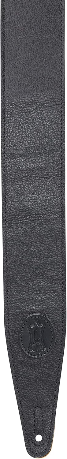 Levy's Leathers 2.5" Garment Leather Straps with Contrasting Suede Backing; Black & Honey (MGS317ST-BLK-HNY)