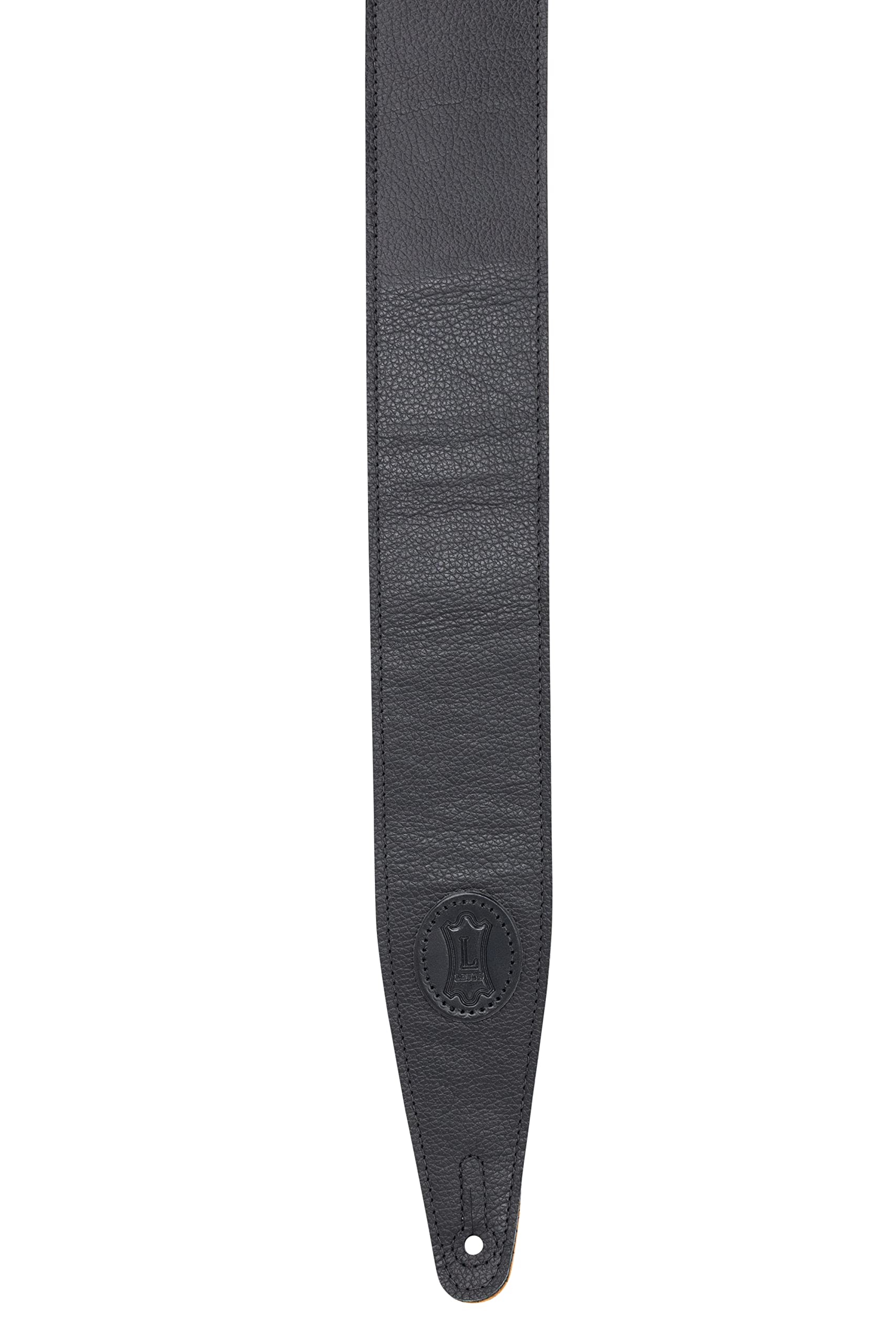 Levy's Leathers MGS317ST-BLK-HNY - Correa de guitarra con respaldo de gamuza de 2,5", negro/miel