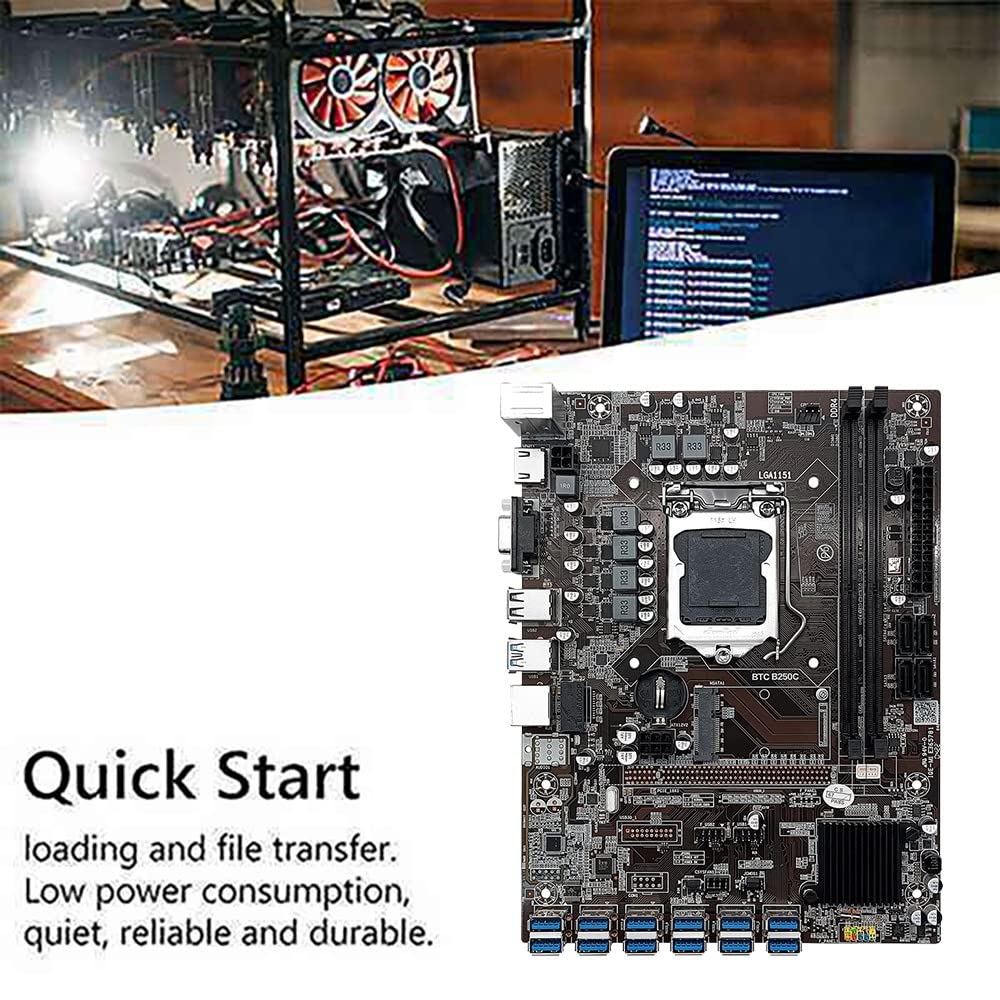 Best Gpu Crypto Mining Mining With 2gb Card B75 12 Gpu Mining Motherboard+ cpu+