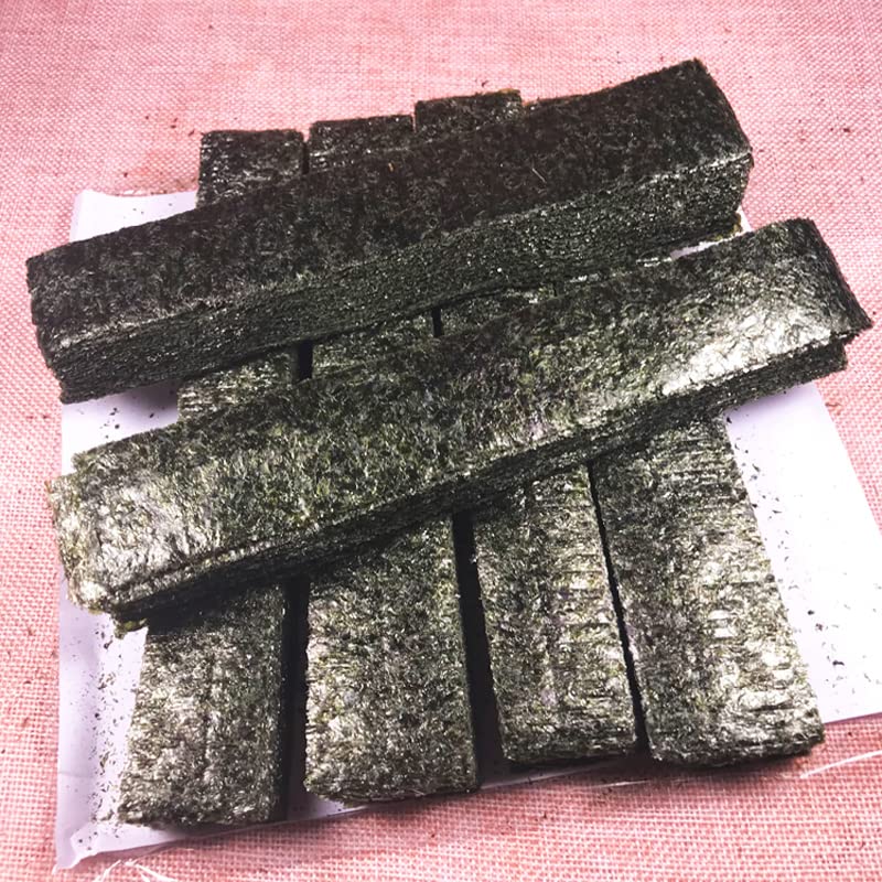 Sushi Nori Lot de 300 feuilles d'algues grillées 6 coupes, 300 feuilles