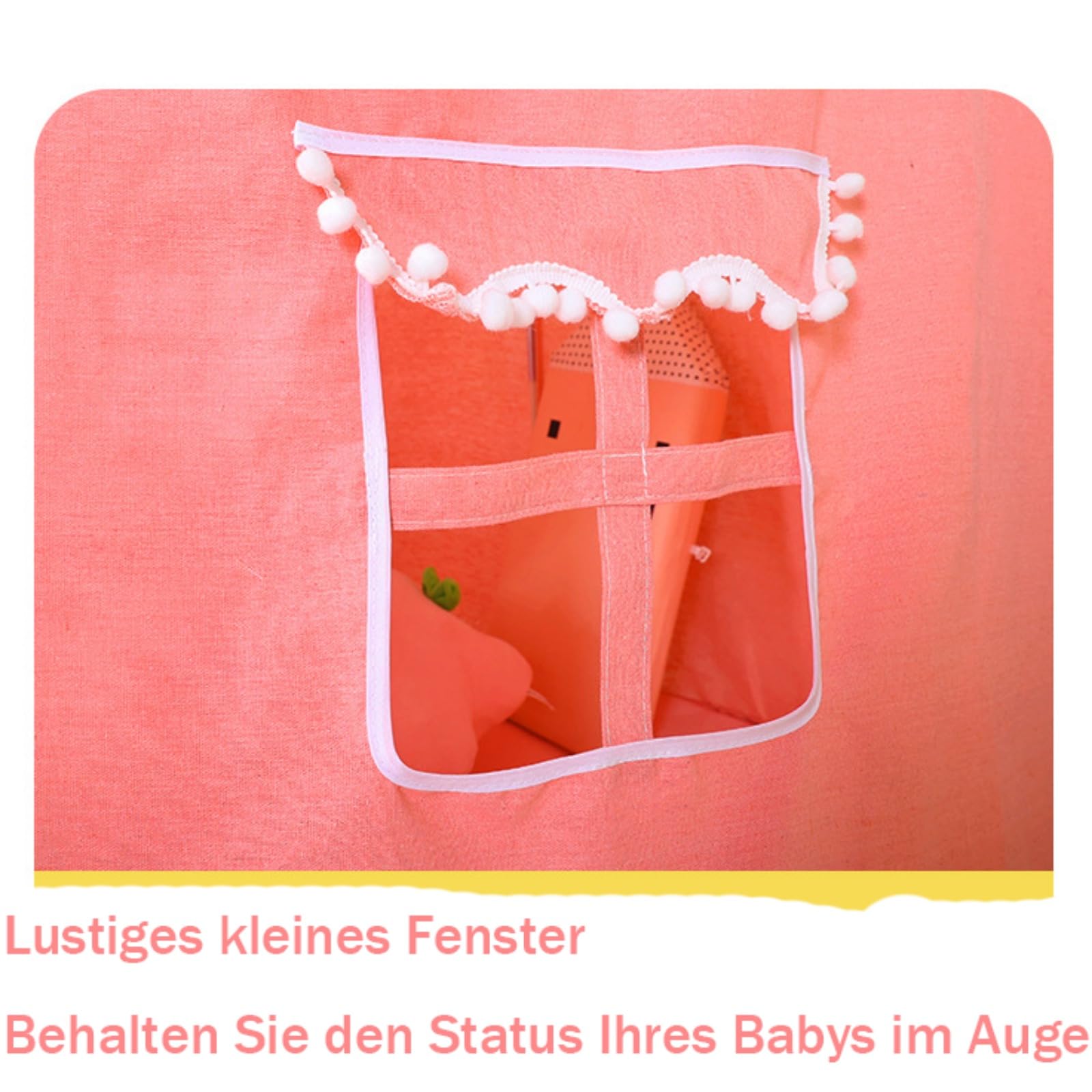 Spielzelt für Kleinkinder, Prinzessin Prinz Schlosszelt für Indoor, Kinderzelt für Spiel und Spaß im Kinderzimmer, Kinder Zelte für Zimmer, mit Tragetasche, Geschenk für Kinder (Helles Beige)
