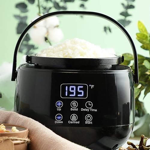 Miniatura 7 de CraftBud Kit de fabricación de velas de soja, kit de suministros para hacer velas para adultos y niños, 1 libra de cera de soja para hacer velas,