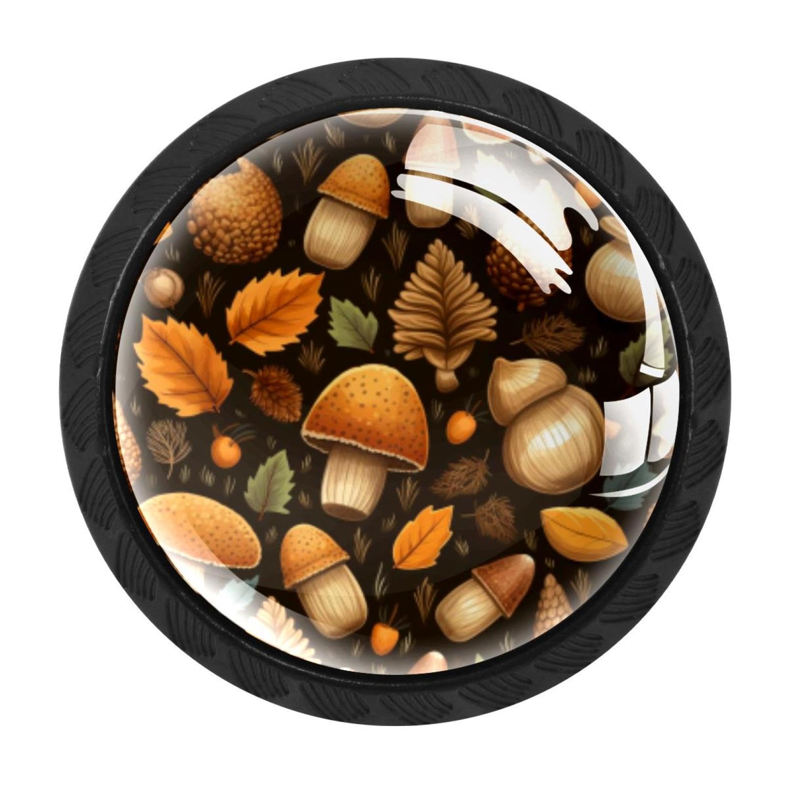 CHENZZZZ 4 Pack Thanksgiving Acorn Kitchen Cabinet Knobs Drawer Knobs Door Dresser Handles for Personalized Gifts Great for Any Occasion