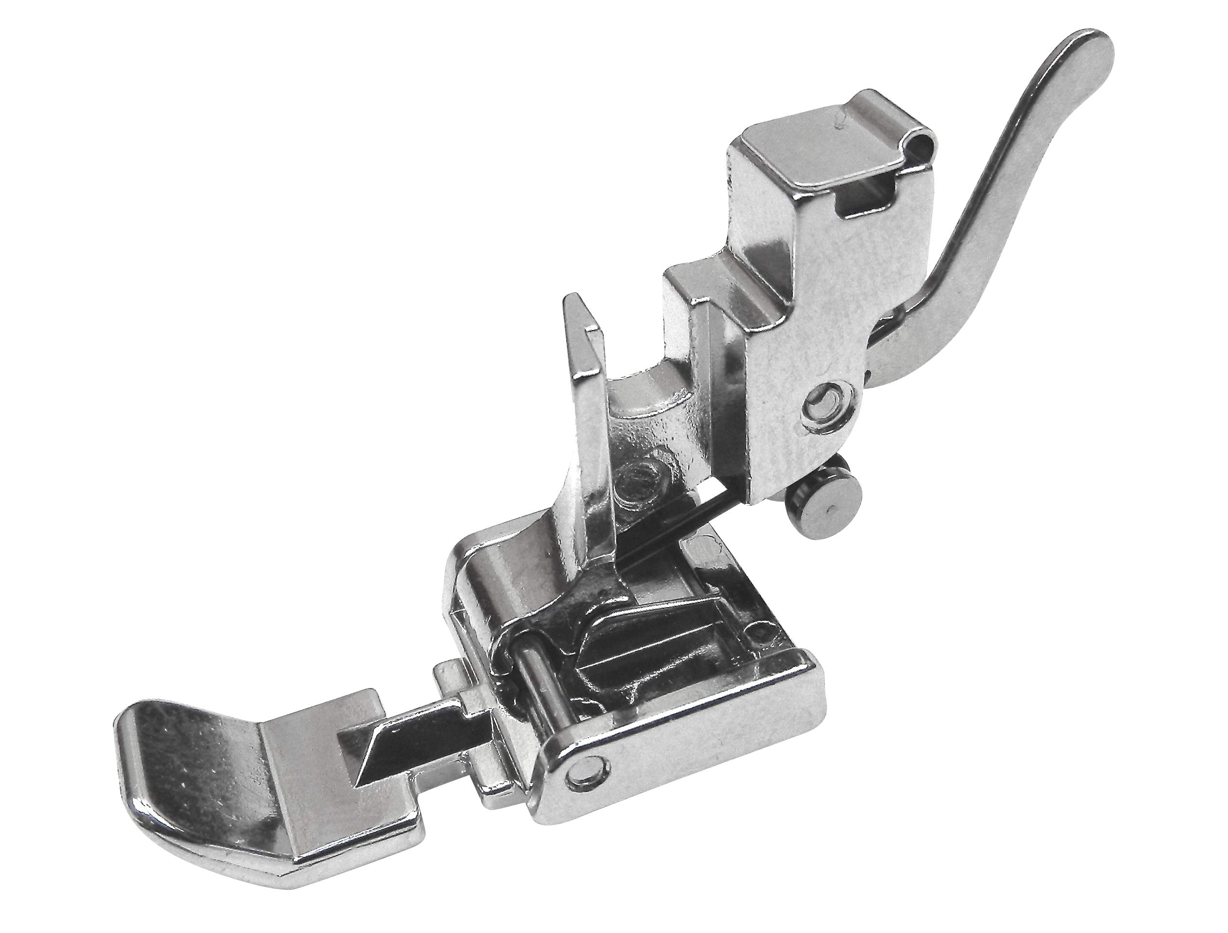 CKPSMS Piedino Alzante Per Cerniera A Destra Con Guida 1/16'' – 2 Pezzi Per Macchine Da Cucire Industriali Brother, Juki, Singer, Consew