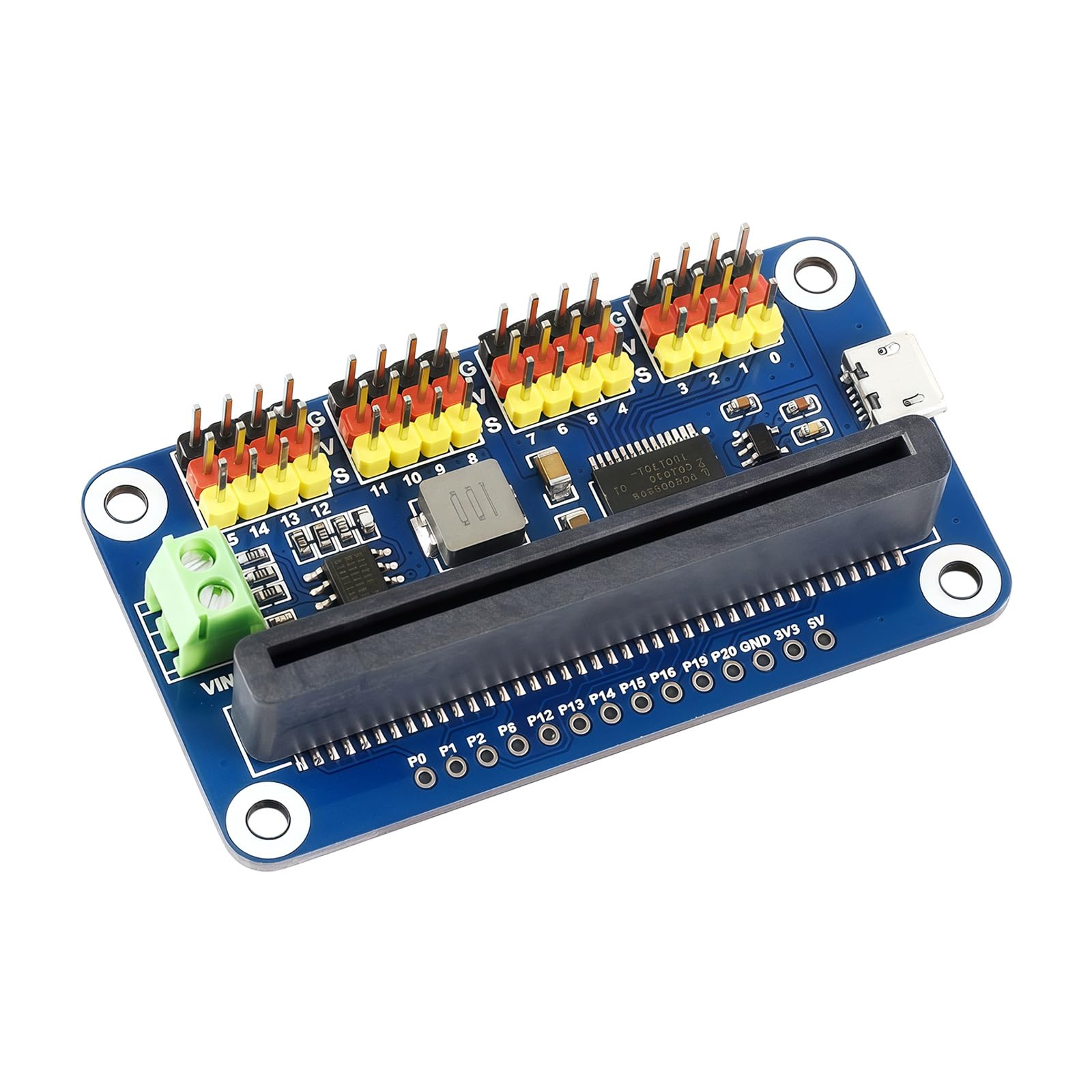 Falta de Pines Resuelta con Controlador PCA9685 16 Canales para Microed Bit