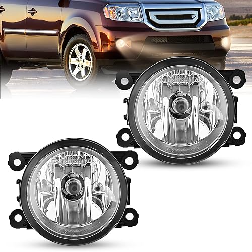 Nilight Conjunto de luz antiniebla compatible con Ford 2005-2016 Lincoln 2010-2015 Honda 2010-2016 Acura 2005-2015 Nissan 2010-2016 Subaru 2009-2013