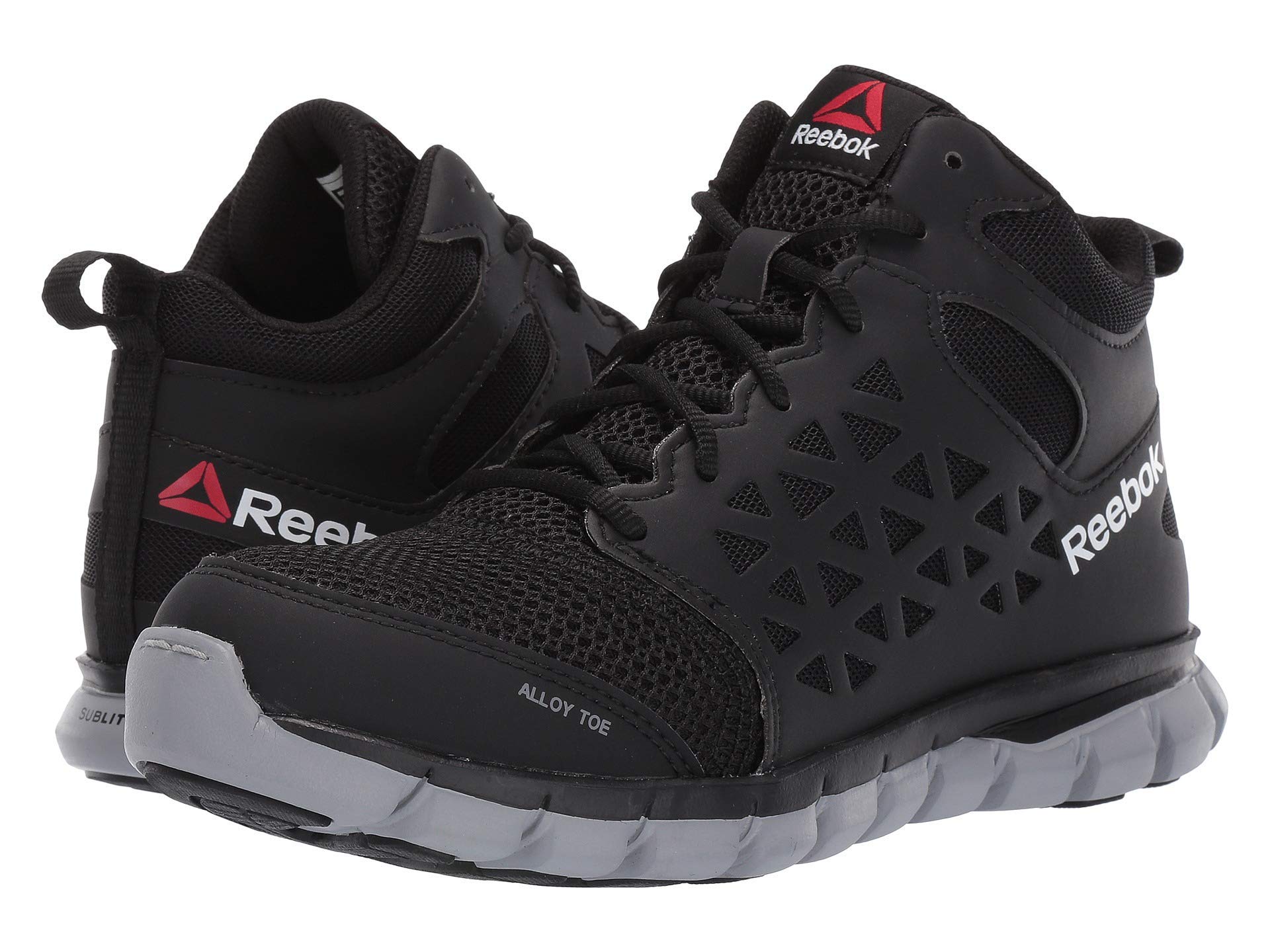 Reebok Work Sublite poduszka robocza stop palec średni damski Oxford, czarny/biały, 11.5 XX-Wide