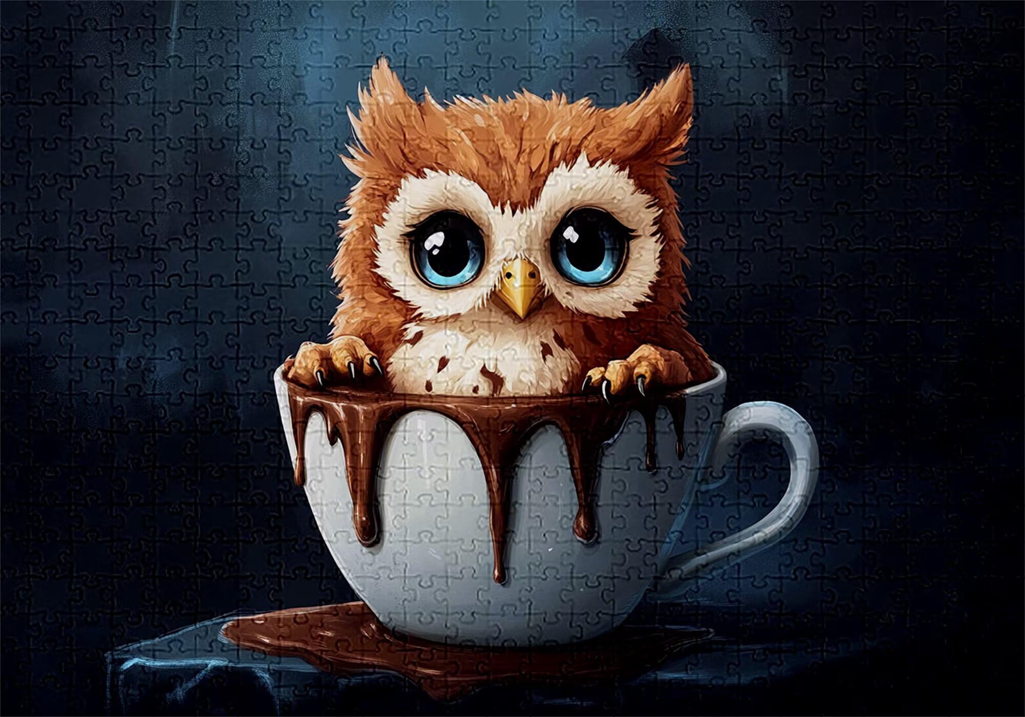 Puzzle 3000 sztuk zwierzę puzzle dla dorosłych kubek 122 x 81 cm Unikalne rzemiosło klasyczne drewniane układanka 3D do rodzinnych gier aktywnych, układanka do samodzielnego wykonania nawet do