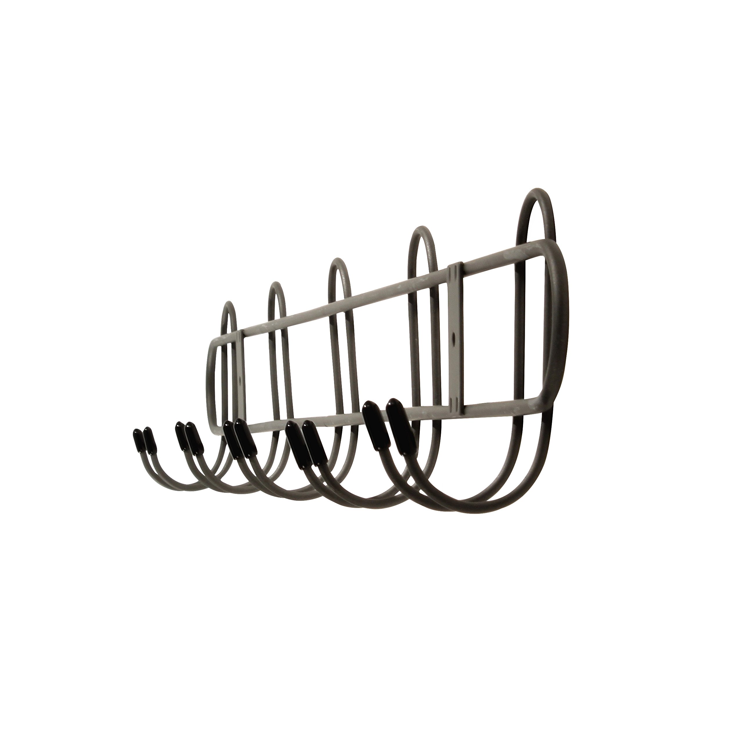 Spectrum DiversifiedWall 10 Hook All Purpose Rack, Industrial Gray