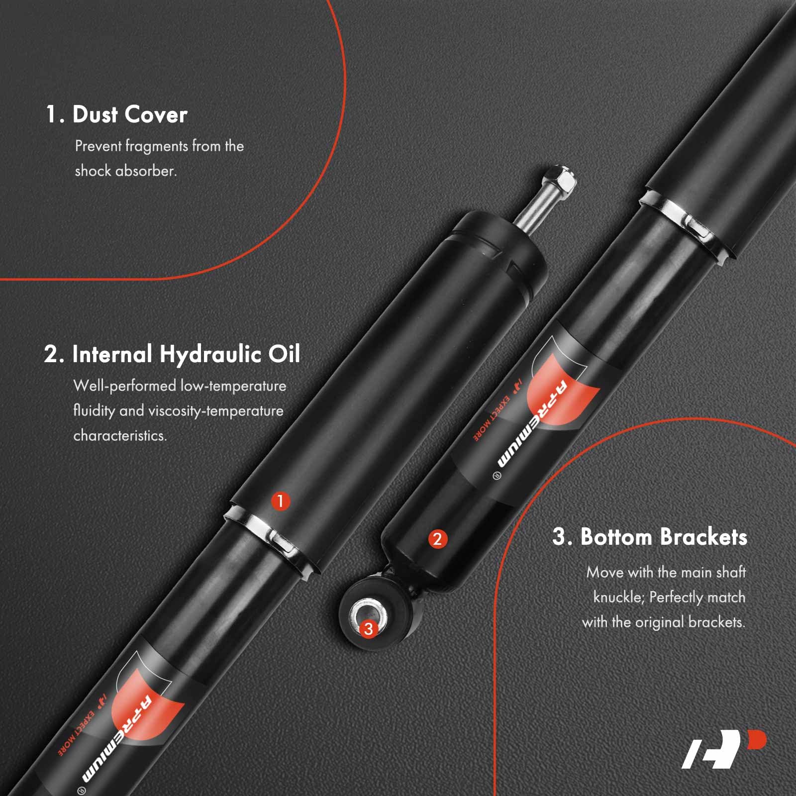 KYB High Pressure Monotube Gas Rear Shock | Mercedes Benz E Class (04-09) (553380) main image 0