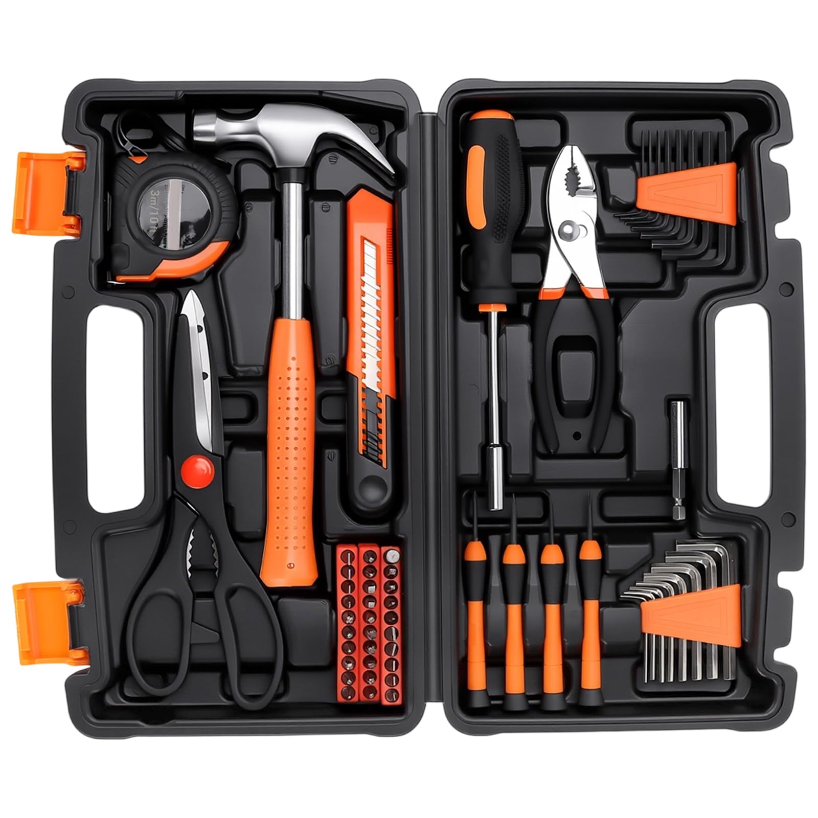 MUKSUET 57 Piece Tool Kit Set Box, Multi-Purpose Tools Set