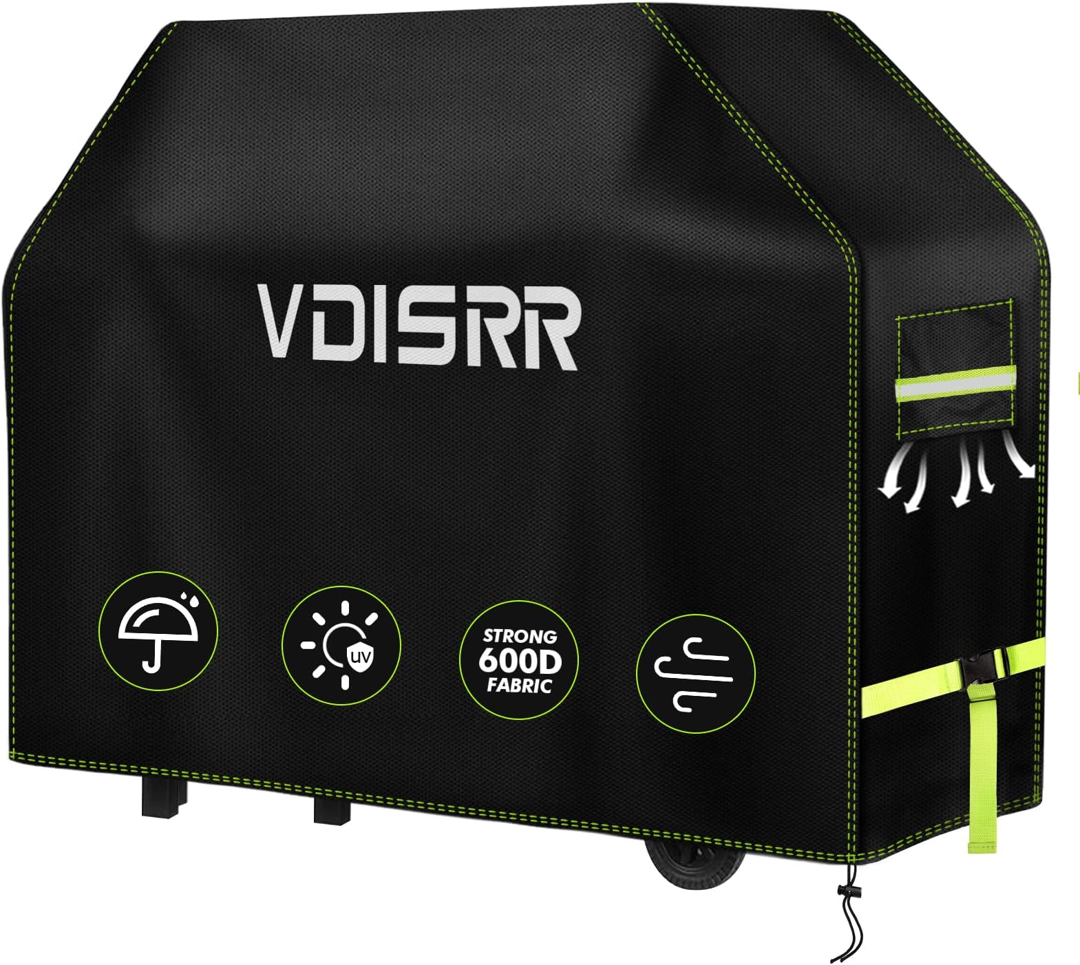 TRIWONDER Grillabdeckhaube 150x100x125cm - Wasserdicht & UV-Schutz Für Deinen Grill