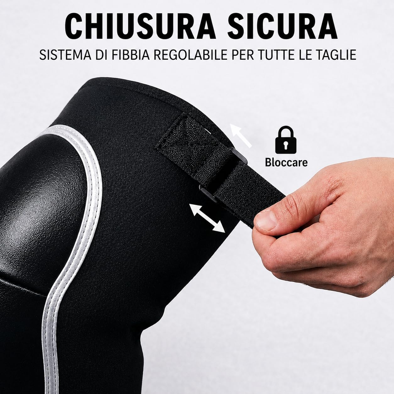 Gomitiera Muay Thai MMA Boxe Thai Boxe Thai protegge gomito tendinite Protezione gomito (Black*Nero, Unico)