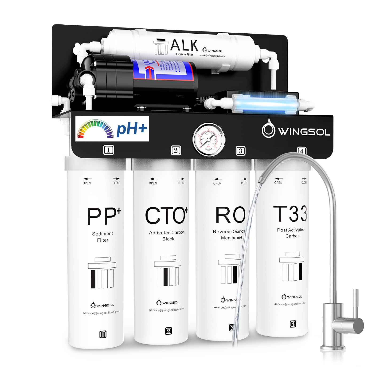 WINGSOL UV Alkaline RO filter