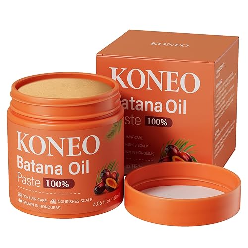 Miniatura 7 de KONEO Crema para el crecimiento del cabello para aceite de batana 100% puro, pasta de aceite de batana cruda de Honduras, mejora el grosor y el