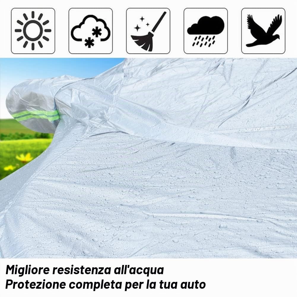 Blueshyhall Telo di copertura auto Pickup in tessuto per R-aptor F150, R-am, T-undra, 210T copertura auto impermeabile, copertura auto per interni ed esterni