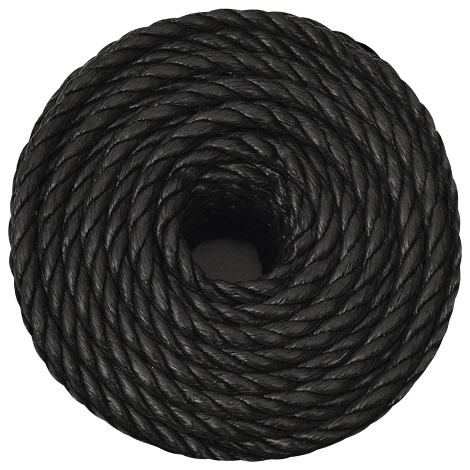 Gecheer Corda da Lavoro Nera 12 mm 100 m in Polipropilene