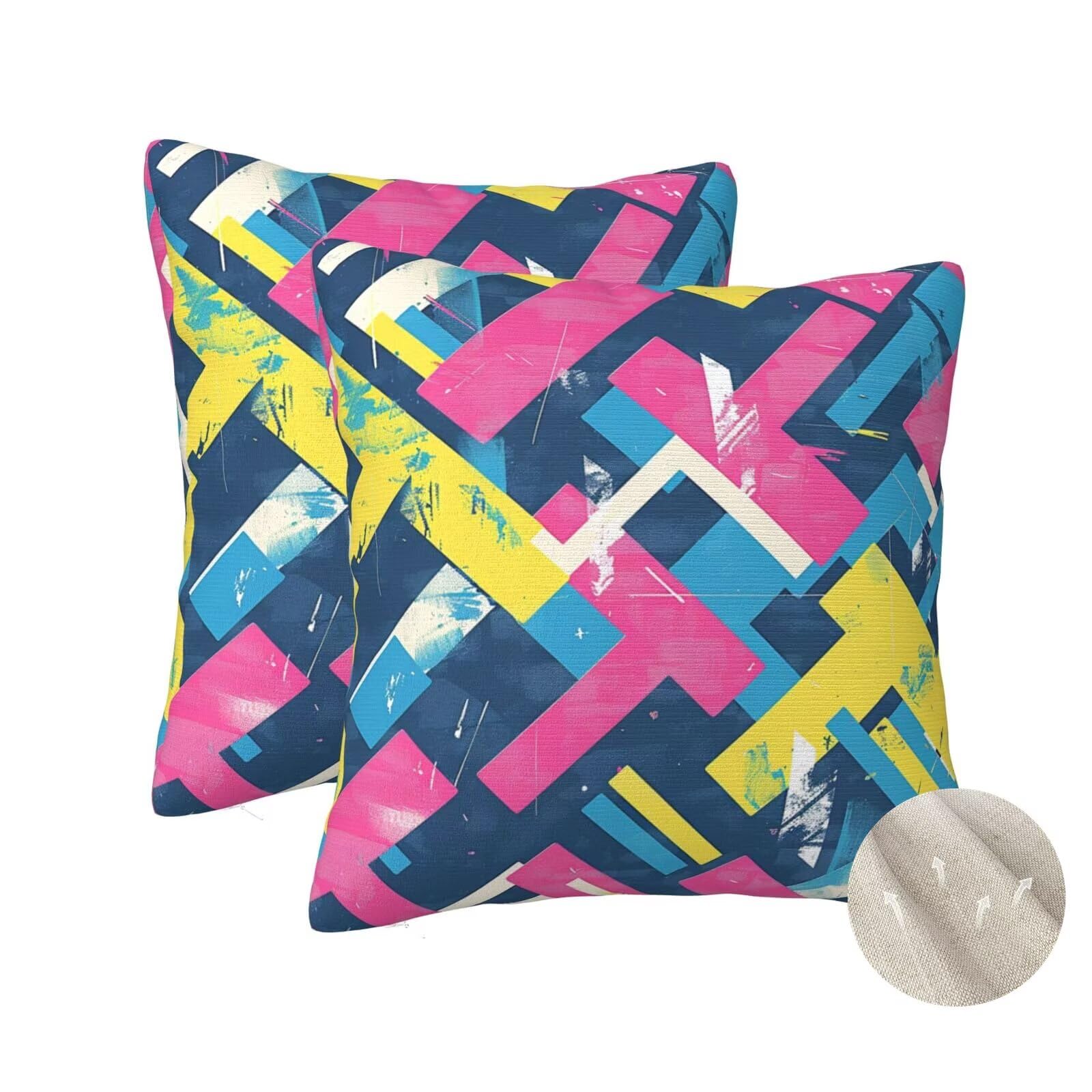 Housses de coussin 60x60 cm idée cadeau idéale pour décoration salon et chambre