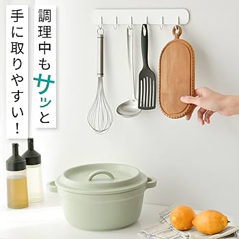 ふー　6連壁掛けフック chocolate2本 楽天市場】壁掛けフック ウォールフック 壁掛け キーフック 金具