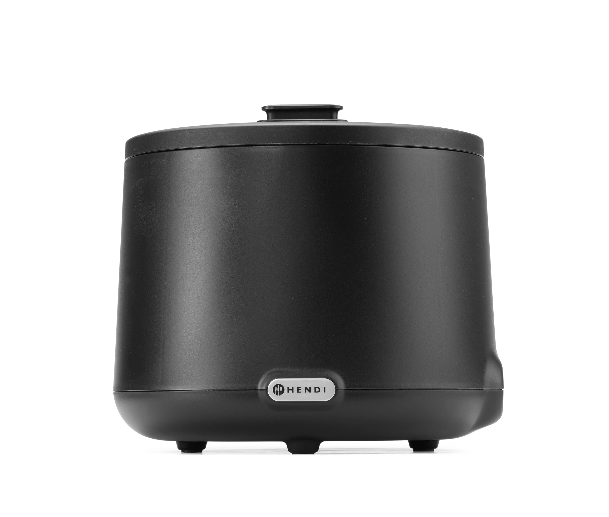 HENDI Bollitore per zuppa elettrico UNIQ per buffet, 8L, 35-85°C, 220-240V, 500W, ⌀365x(H)325mm, alluminio, acciaio inox, PP, vetro temperato, nero