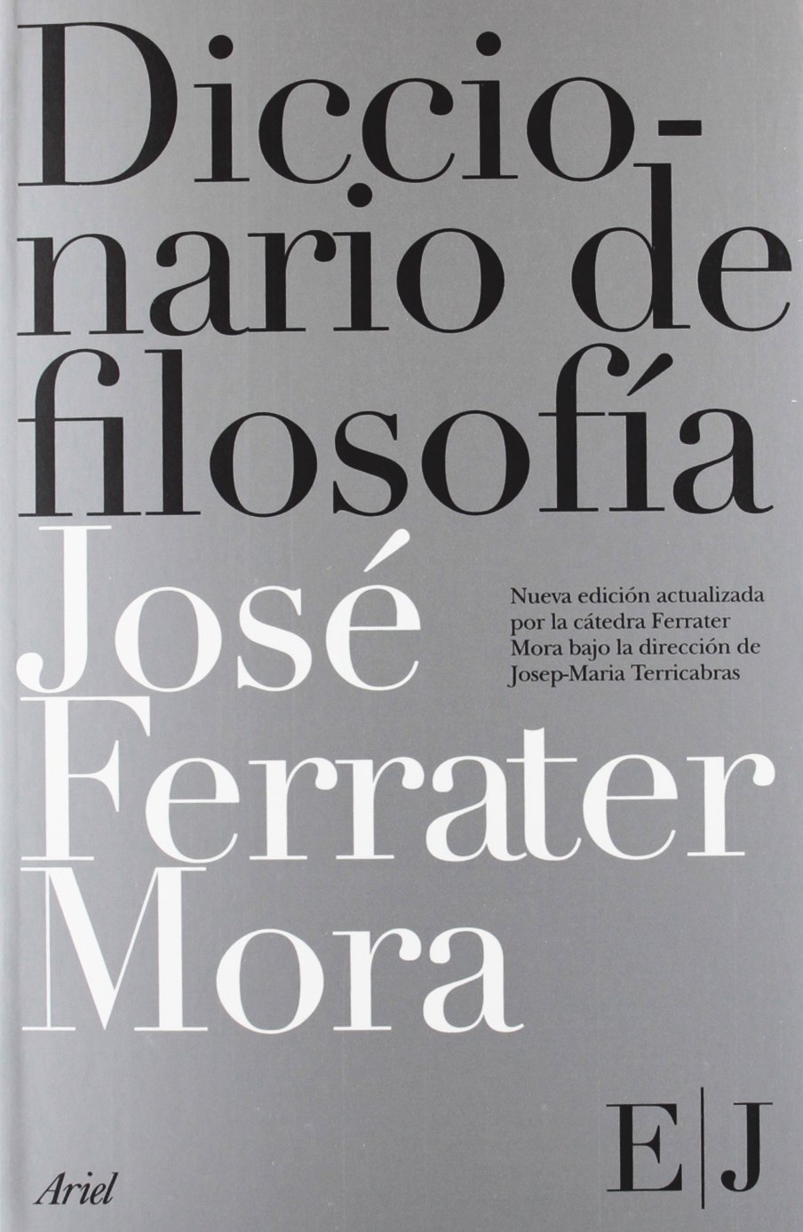 Diccionario de Filosofía (estuche) (Ariel Letras)