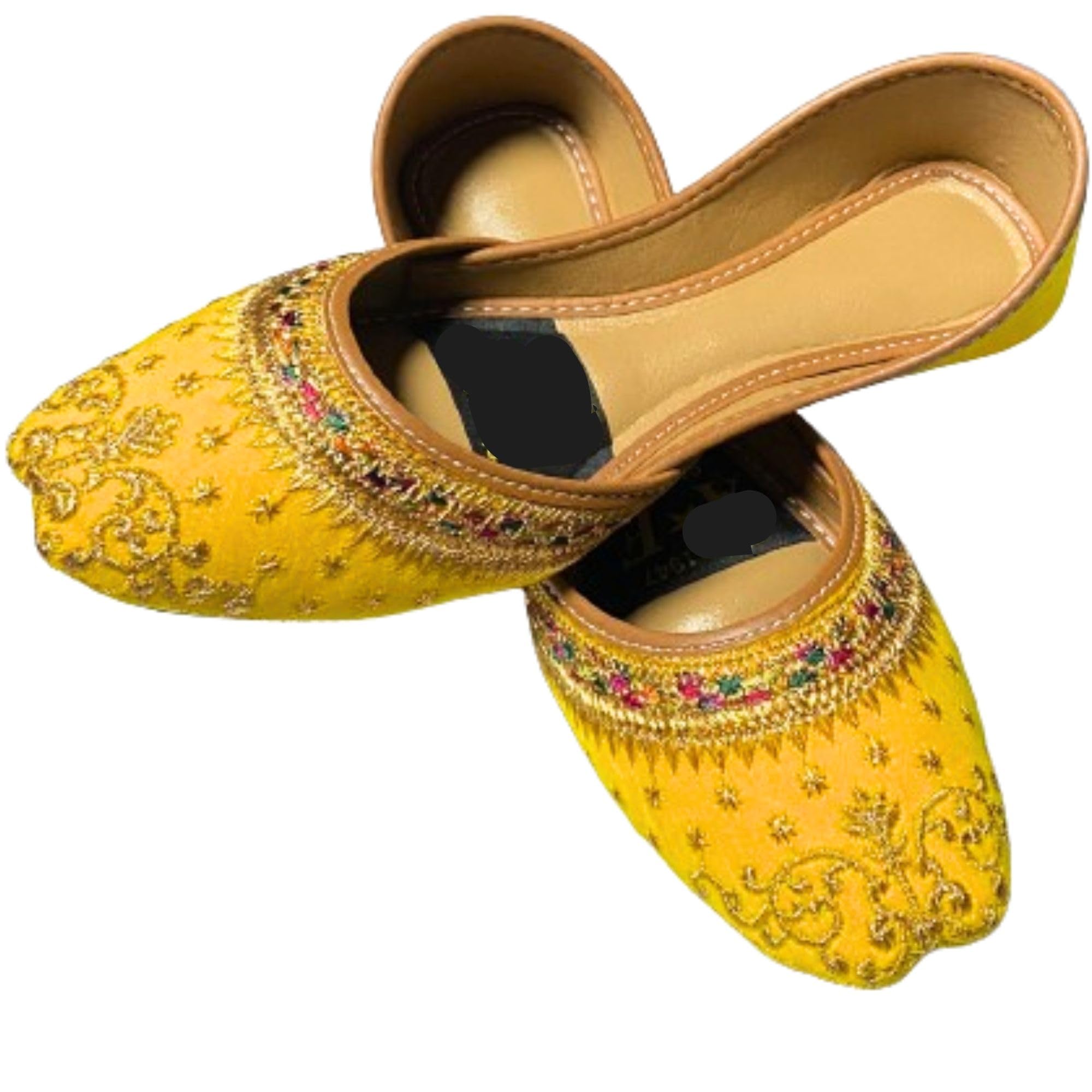 GenericFancy Embroidery Jutti Khussa Shoes for women Khussa Shoes Indian Pakistani | Wedding Flat Stylish Mojari Juti | Bridal Ethnic