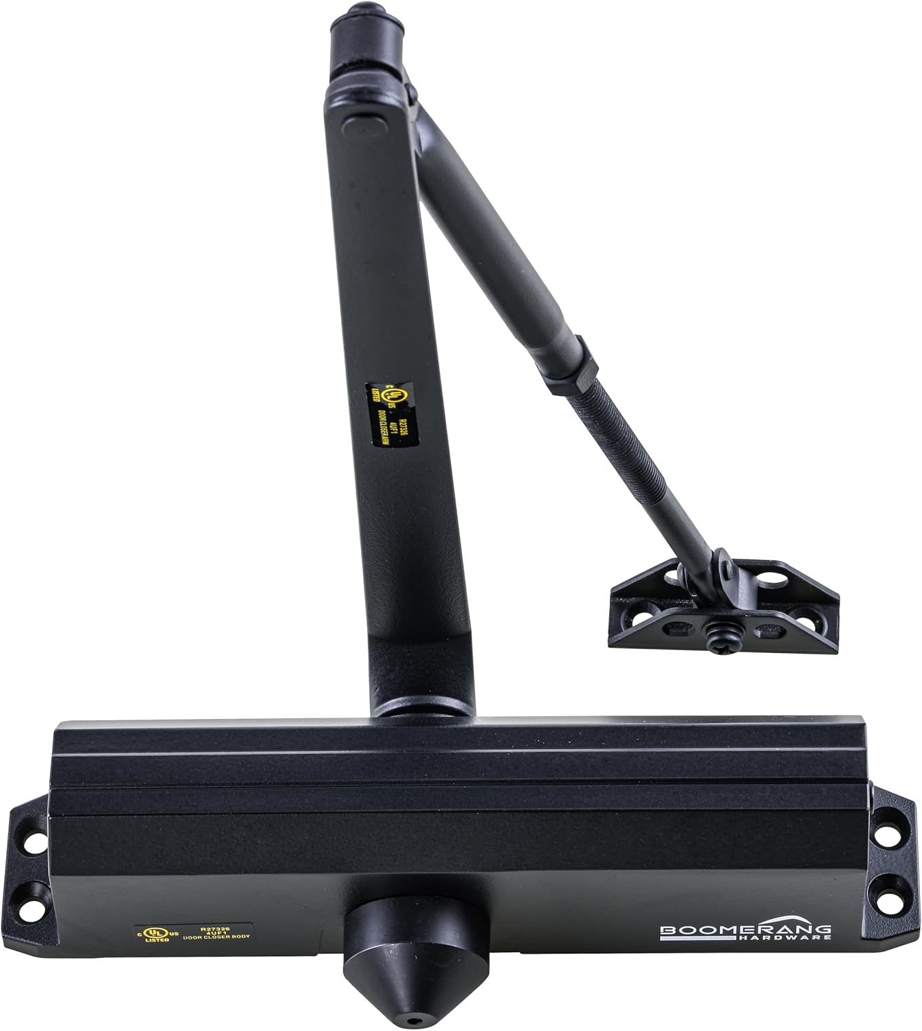 Boomerang D4016 – Cierrapuertas comercial automático de servicio medioresistente, montado en superficie, grado 1 – ADA y UL 3 horas clasificado