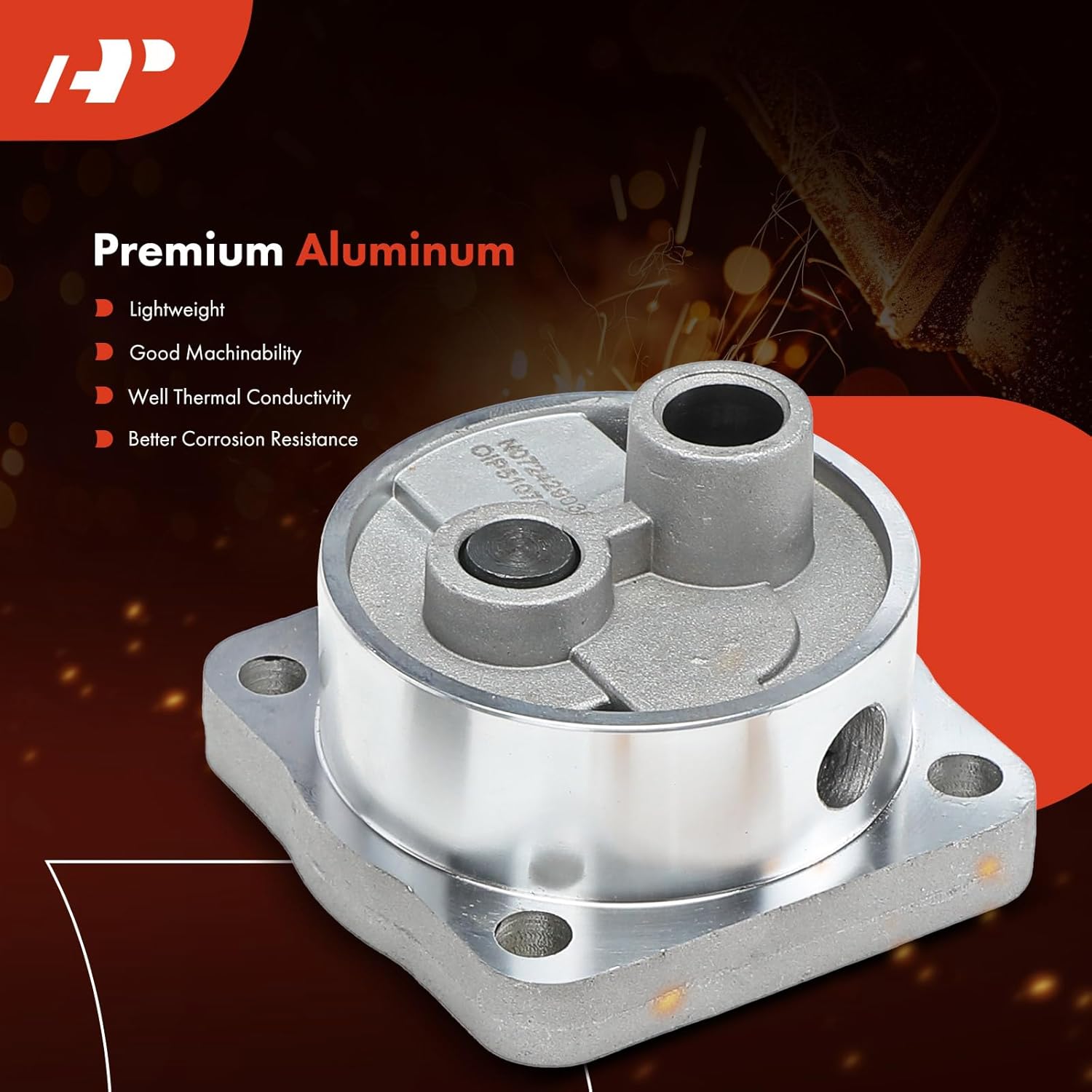 A-Premium Engine Oil Pump - Compatible with Volkswagen Beetle 1969 1970 1971