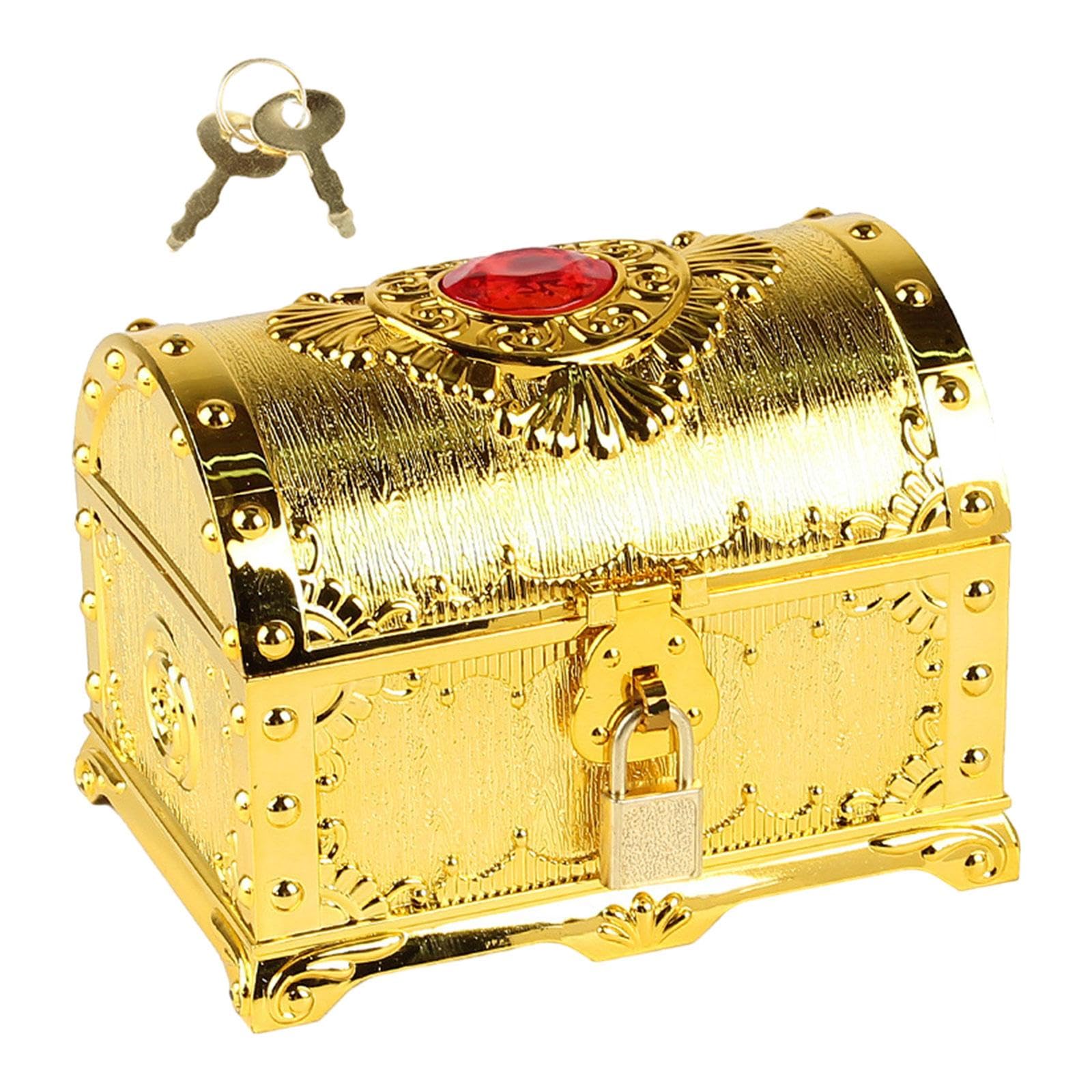 Amazon.co.jp: Simhoa 冒険的な宝箱、海賊チェスト収納ボックス