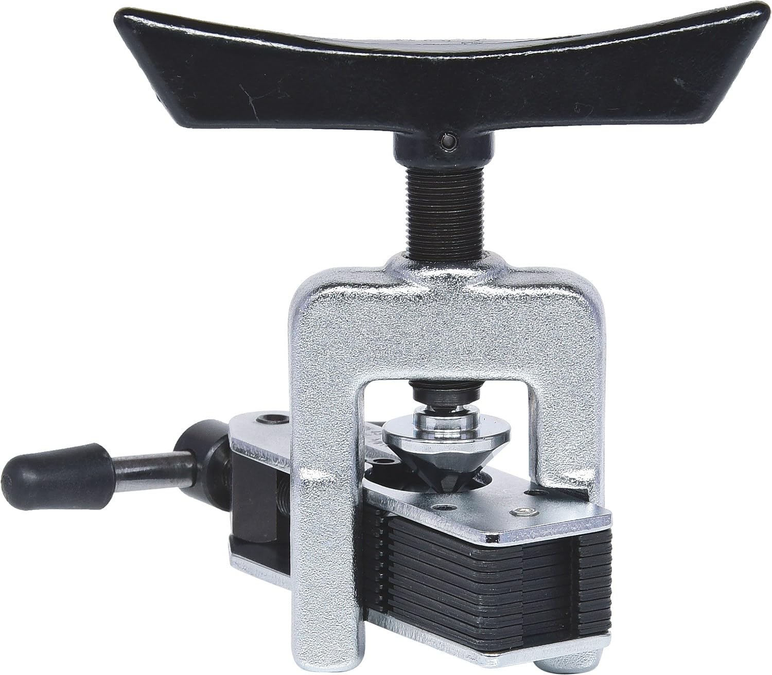 KS Tools 122.0525 Abocinadora universal en pulgadas + métrica con dispositivo de sujeción rápida