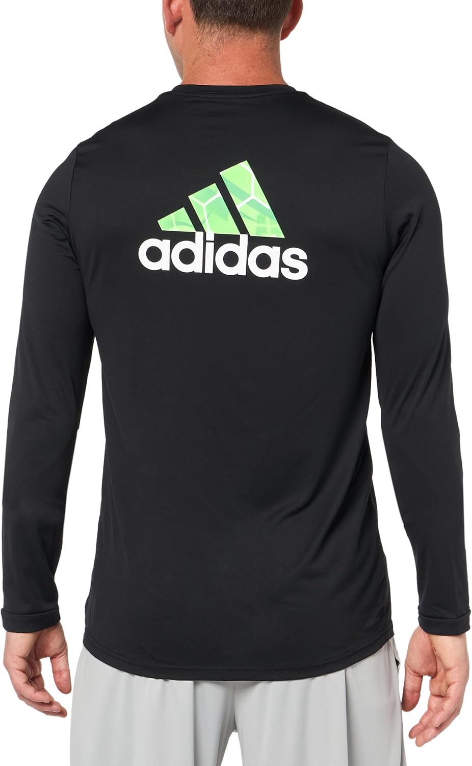 adidas Mens Seattle Sounders MLS Long Sleeve T-Shirt - Image 3