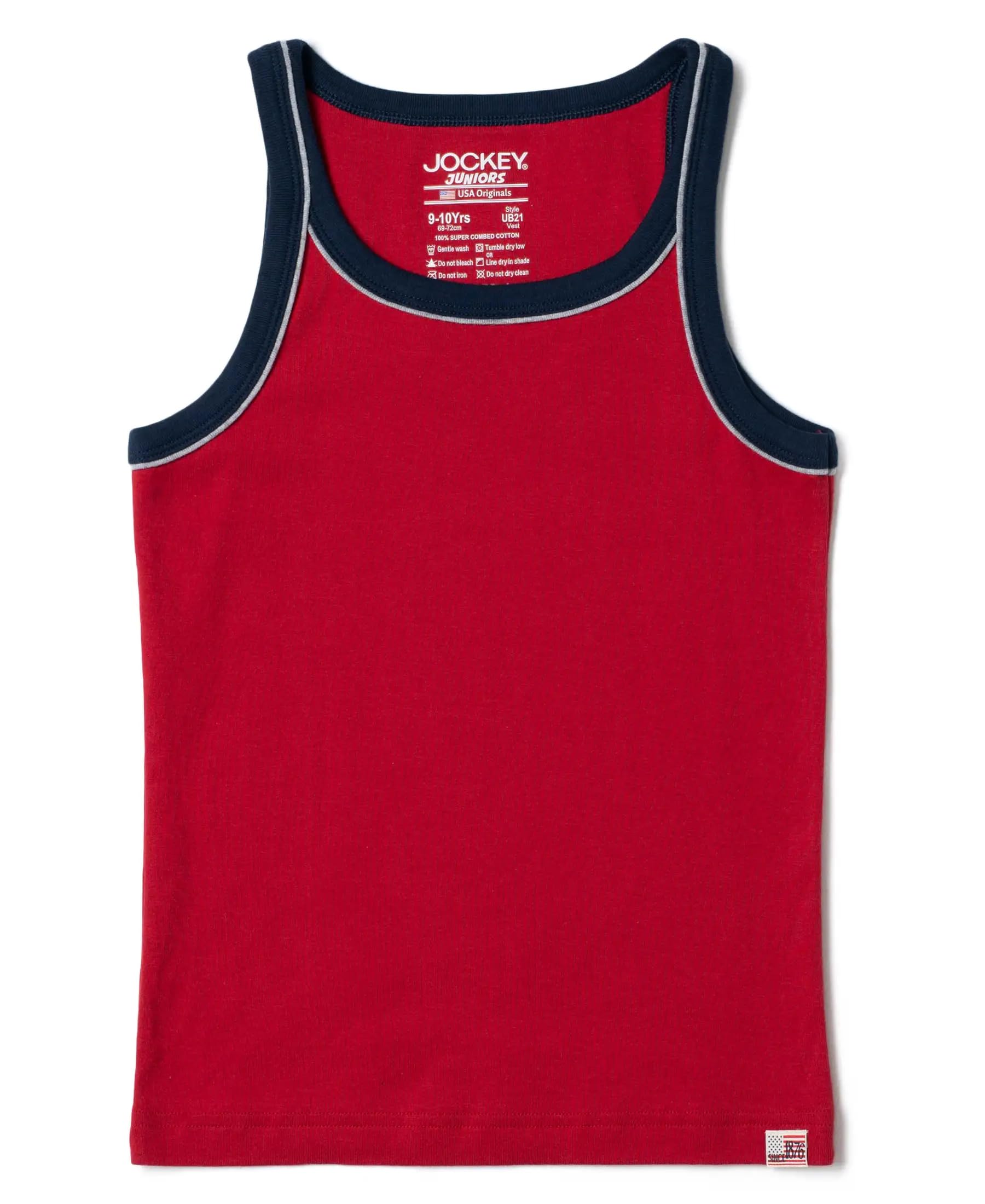 Jockey Ub21 Boys Super Combed Cotton Rib Fabric Regular Fit