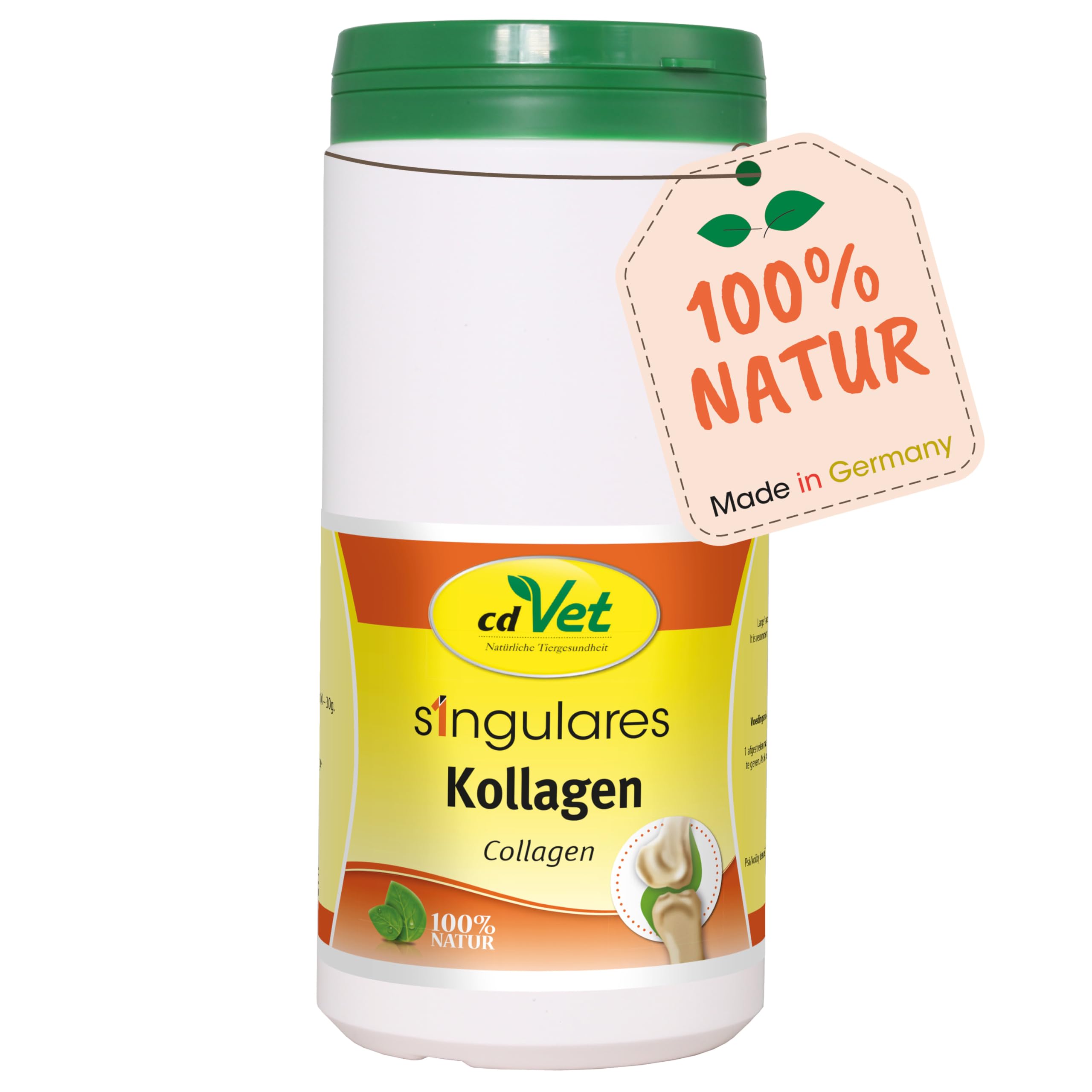 Singulares Kollagen 500g - Reines Schweinekollagen, Unterstützt ernährungsbedingt die Tiergesundheit