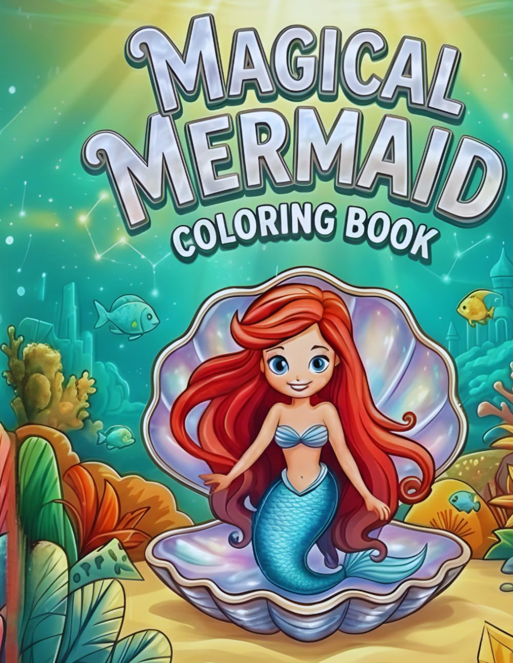 Magical Mermaid Coloring Pages for Kids