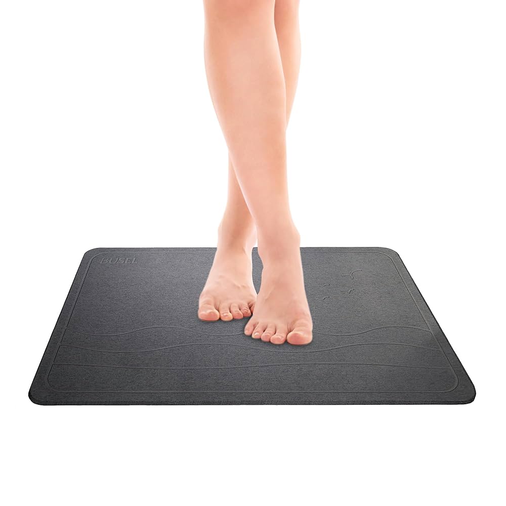 Amazon.com: BUSEL Premium Stone Bath Mat, Diatomaceous Earth