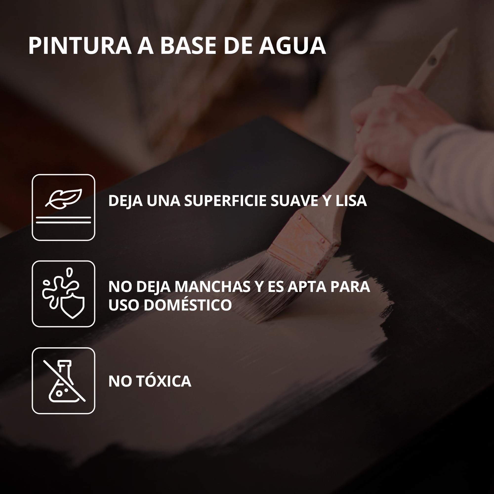 Chalk Paint Blanco 1000 ml Pintura a la Tiza para Muebles | Pintura Chalk Paint