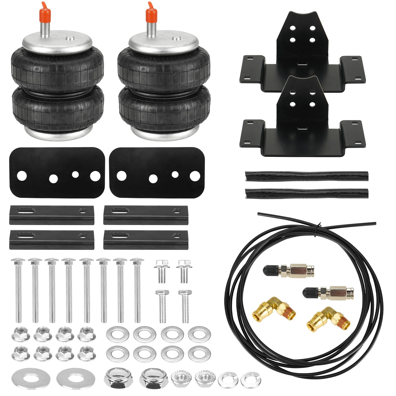 Air Suspension Bags Kit 5000lbs Compatible with 2007-2021 Toyota Tundra (2WD & 4WD) Replace 2445 W21-760-2445 W217602445 Spring Rear Mounts Lift Kit