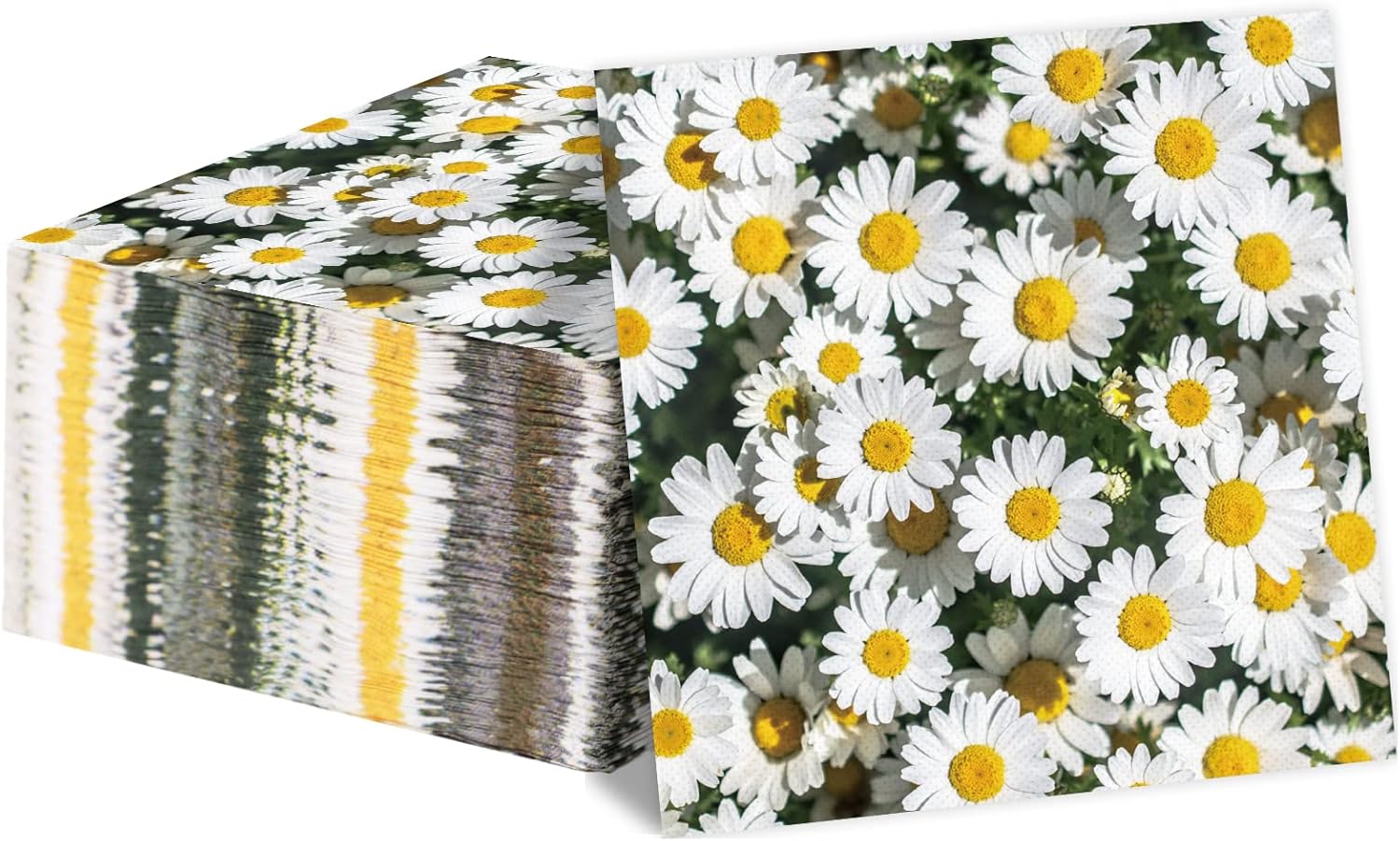 Daisy Napkins Spring Floral Napkins Daisy Party Supplies