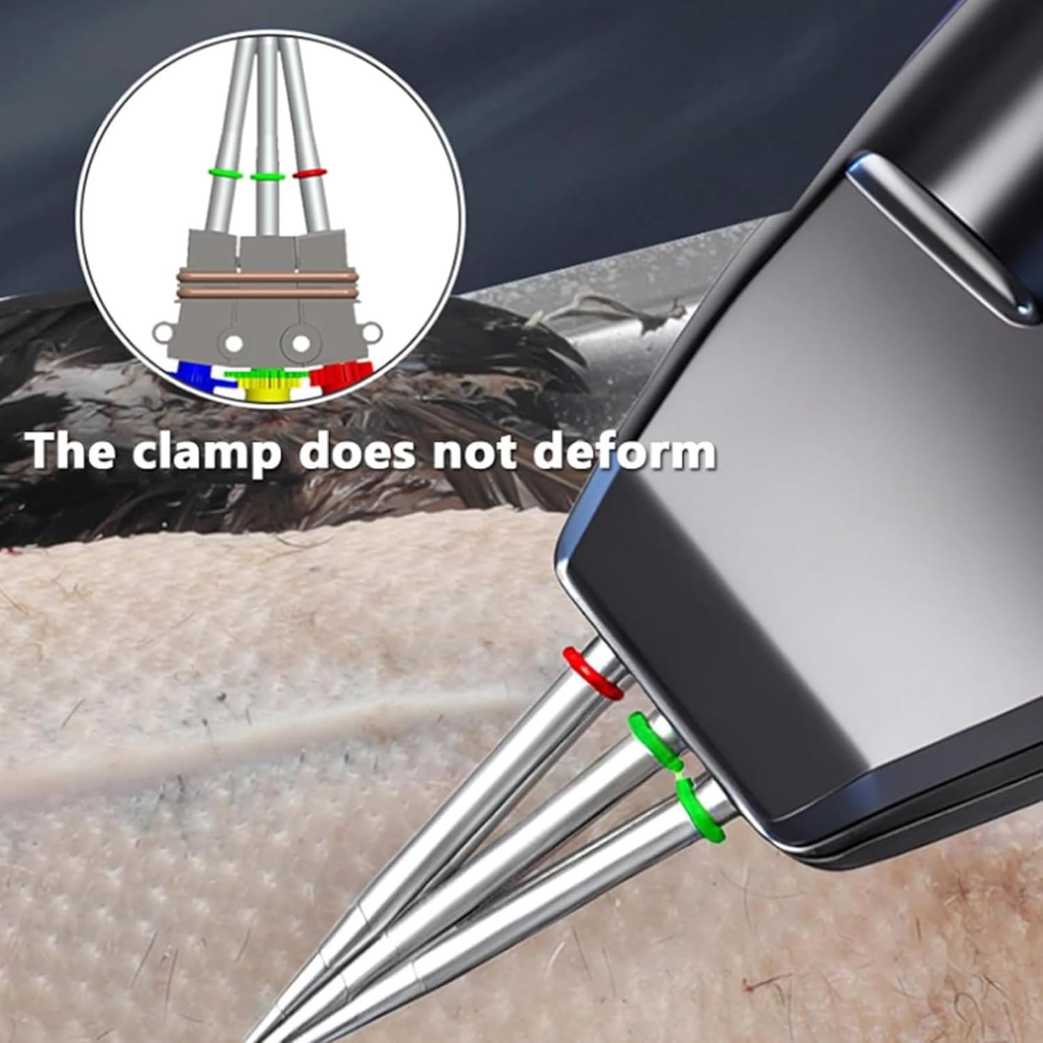 Máquina desplumadora eléctrica de plumas de pollo con cono de acero inoxidable, ajuste automático de tensión, ideal para aves de corral, patos, gansos y pavos