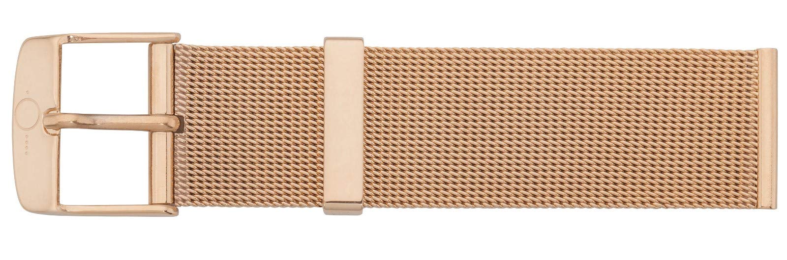 BandOh massives 20mm Edelstahl Milanaise Uhren Armband mit Dornschließe IP Rosé