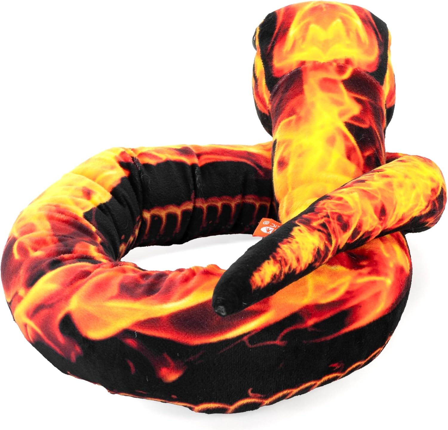 Wild Republic Snake Plush, Stuffed Animal, Plush Toy, Kids Gifts, Pet Snake, Flames, 54 Inches
