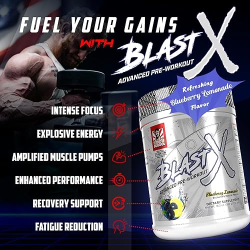 Miniatura 41 de Old School Labs | Blast X Advanced - Polvo de preentrenamiento, refuerzo de energía intensa para hombres y mujeres
